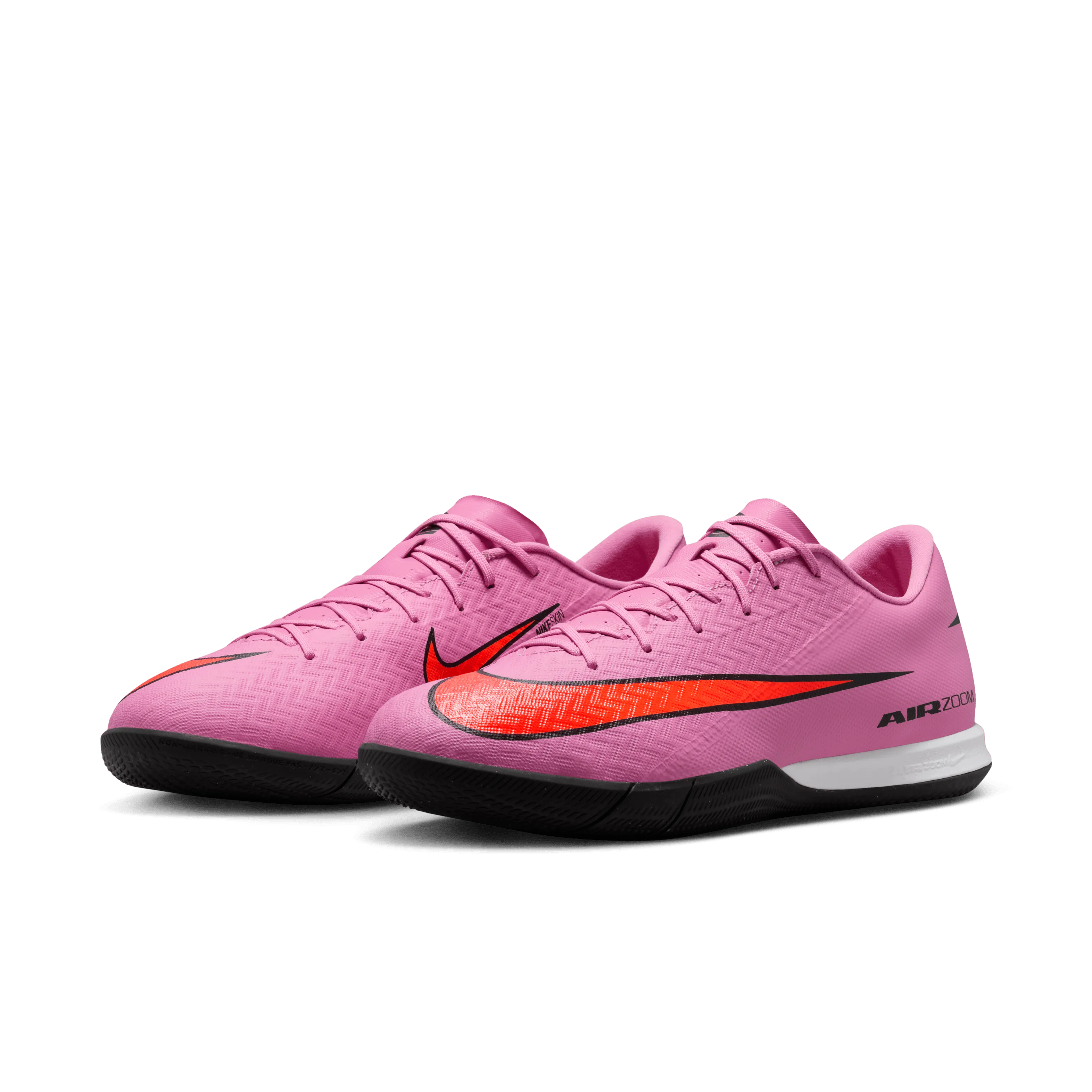 Nike Mercurial Vapor 16 Academy IC Indoor Football Shoes (Magic Flamingo/Black-Total Crimson) Abrasion resistant Forest Mood