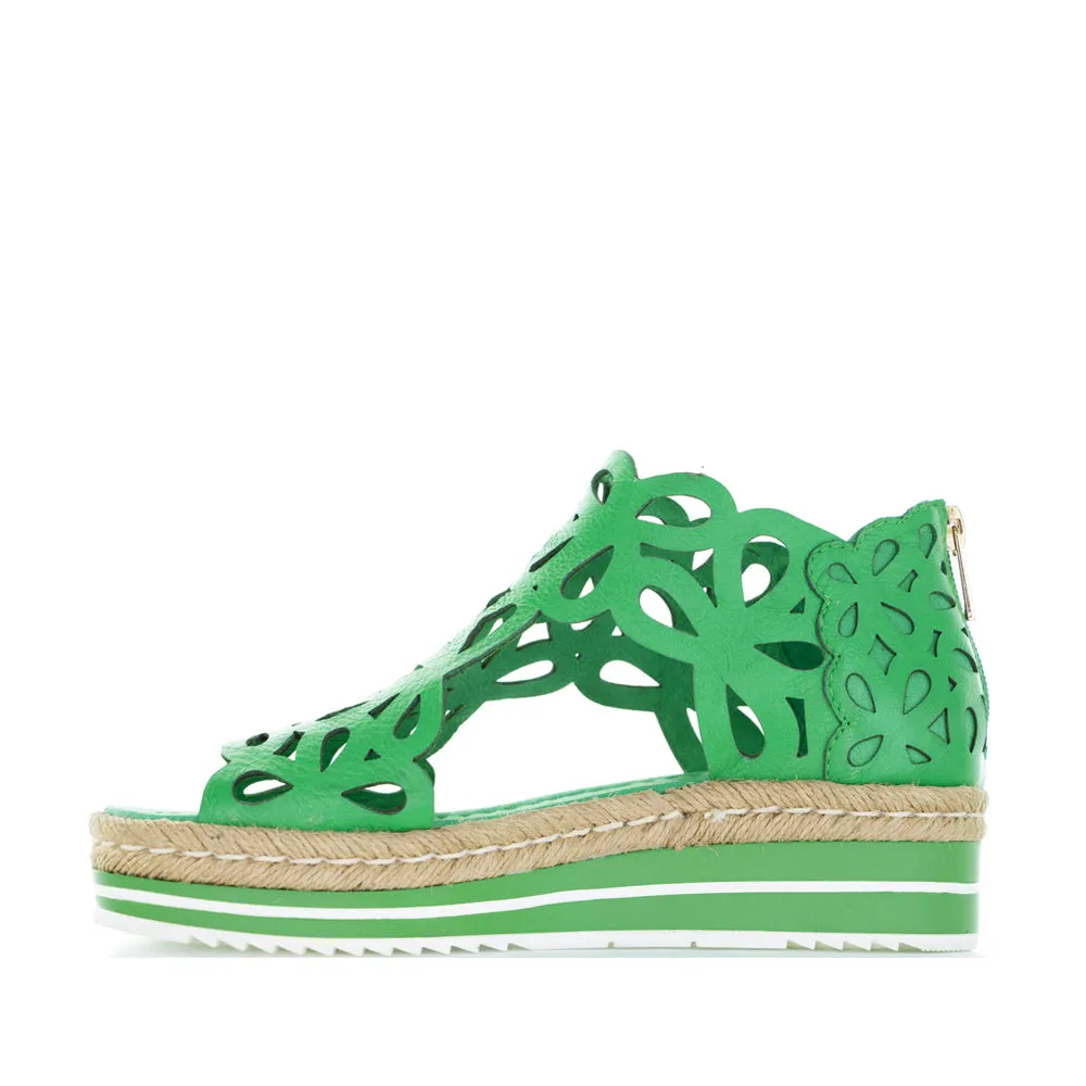 Comfortable Footwear Simple Wear DJANGO & JULIETTE ADELY BRIGHT EMERALD