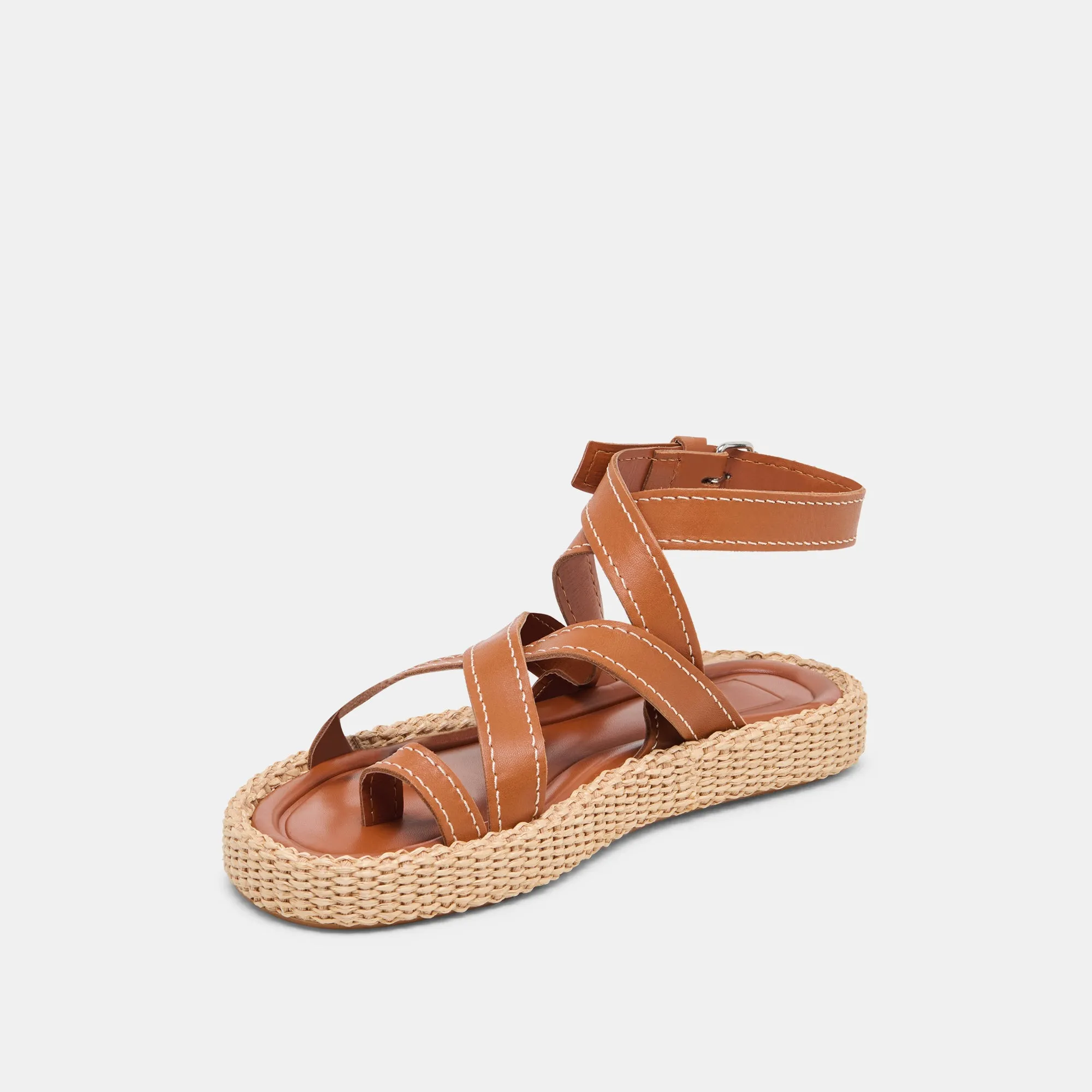 ROXIE SANDALS BROWN LEATHER Urban Leisure Slip-On Comfort