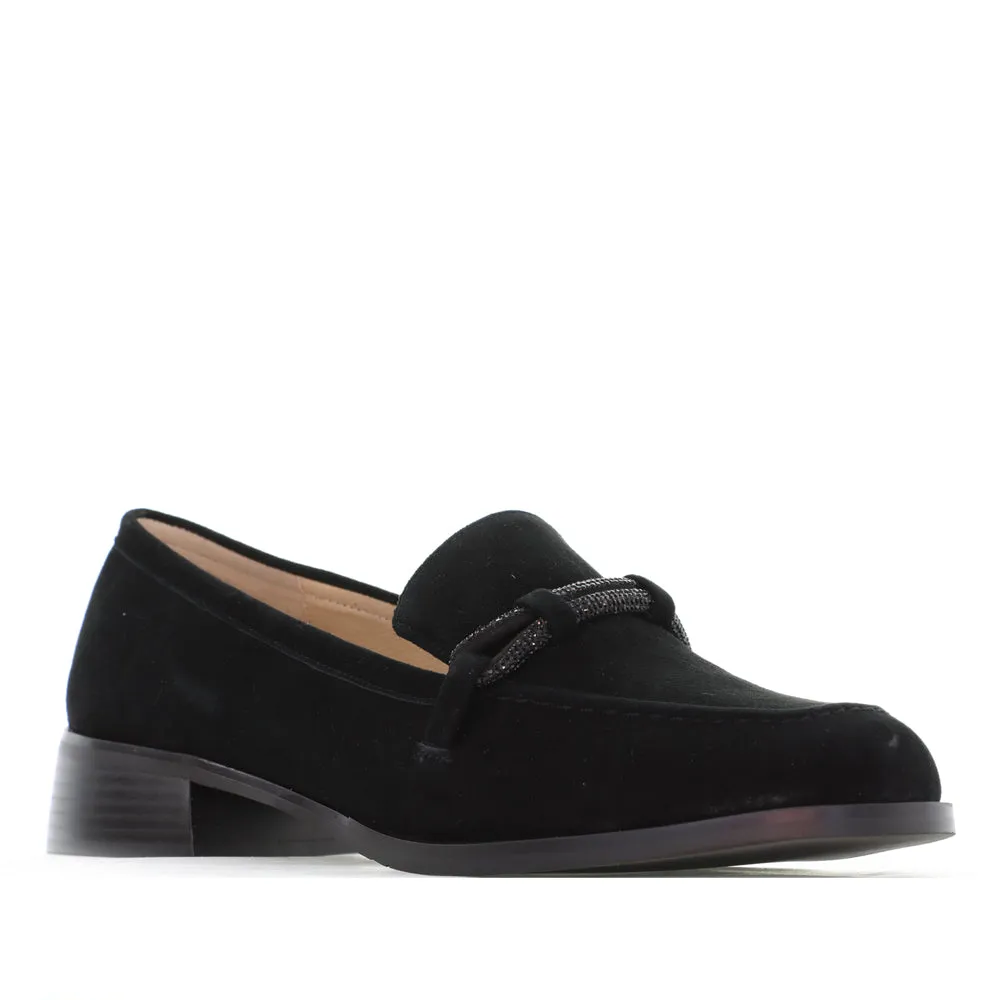 Durable Build MILA RAINE VANESSA BLACK SUEDE