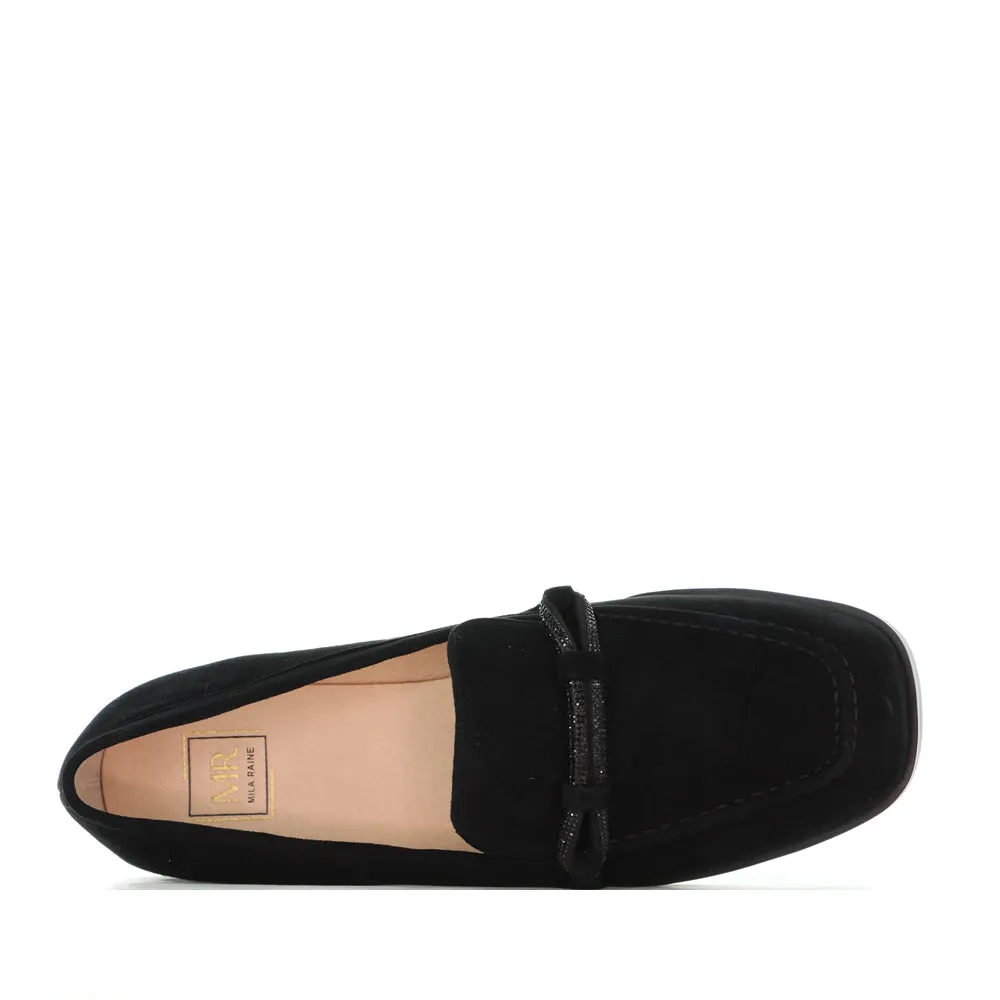 MILA RAINE VANESSA BLACK SUEDE City Firm River Walks