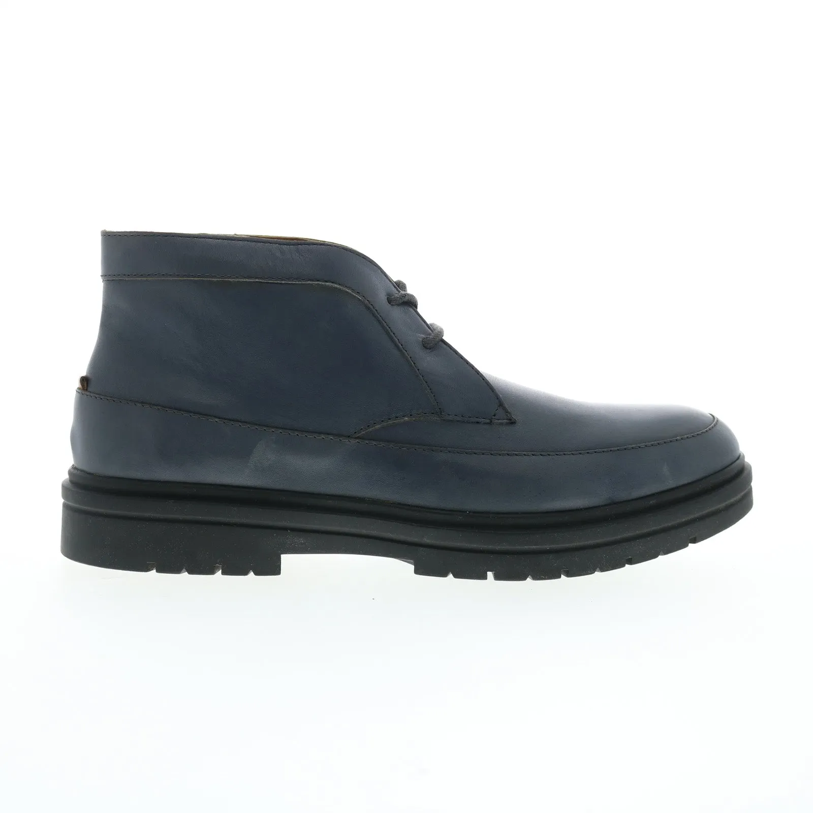 Slip-On Design Stacy Adams Alcander 25341-020 Mens Gray Leather Lace Up Chukkas Boots