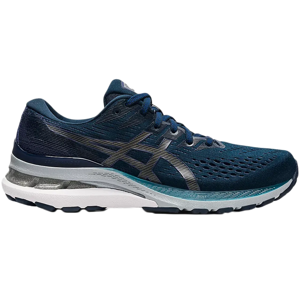 Women's Gel-Kayano 28 D running in a pedestrian path area shoes Heel Guard