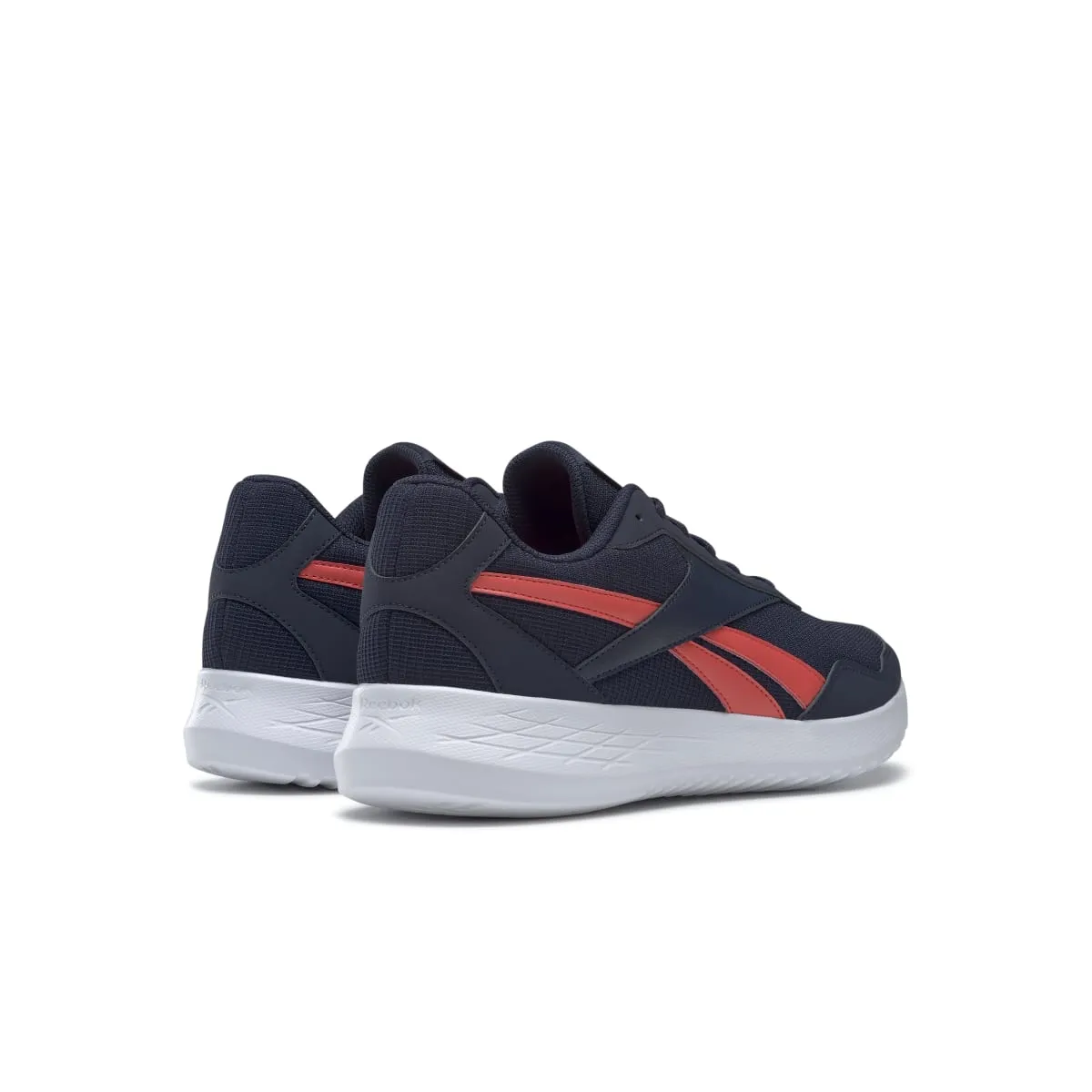 REEBOK GY1442 ENERGEN LITE MN'S (Medium) Navy/Orange/White Mesh Running Shoes Midfoot Focus