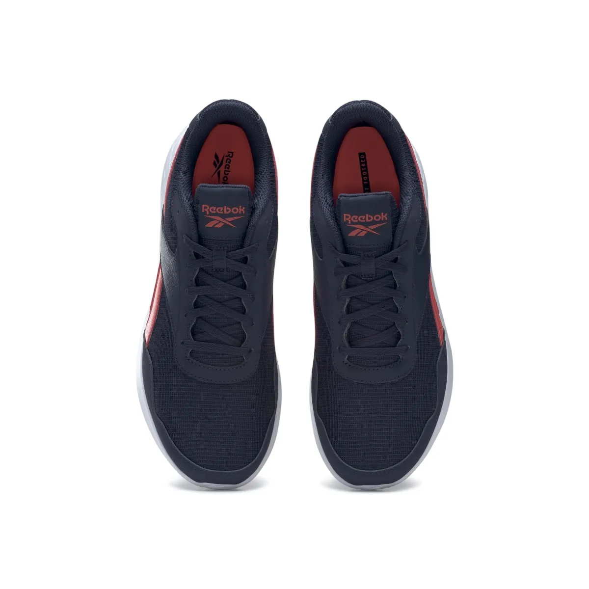 REEBOK GY1442 ENERGEN LITE MN'S (Medium) Navy/Orange/White Mesh Running Shoes shock - absorbing - midsole - feature shoes