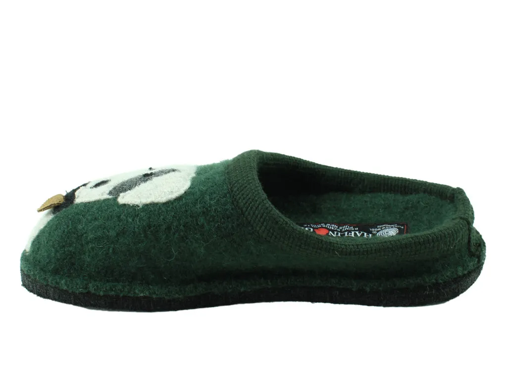 Haflinger Slippers Flair Rudi Green Summer Slide Water-Friendly