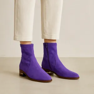 Snow Storm Weather Ready DJANGO & JULIETTE FULLER PURPLE SUEDE