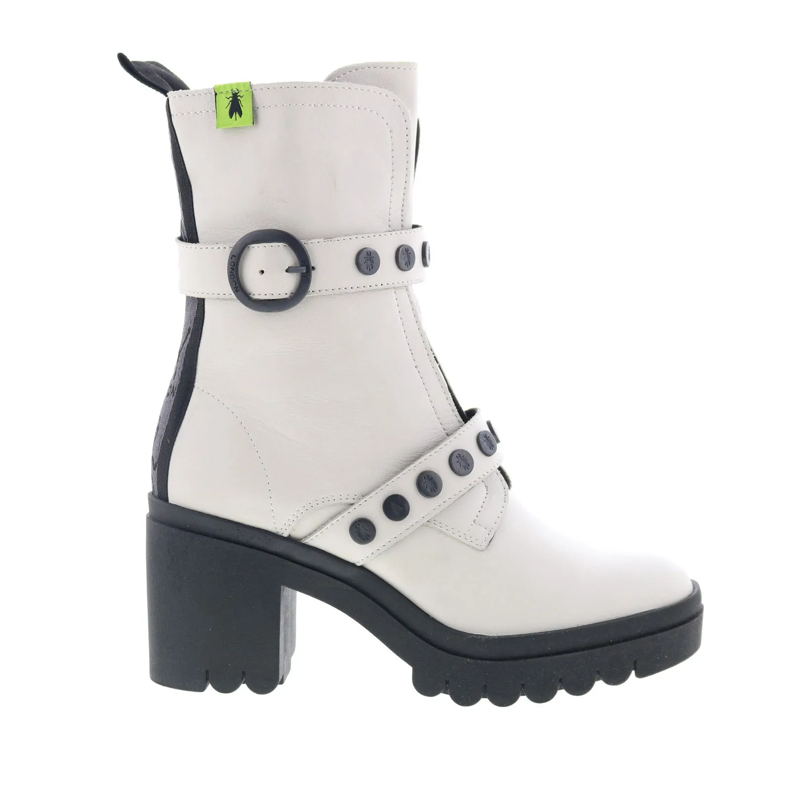 Rugged Build Fly London Tama TAMA888FLY-001 Womens Beige Leather Casual Dress Boots