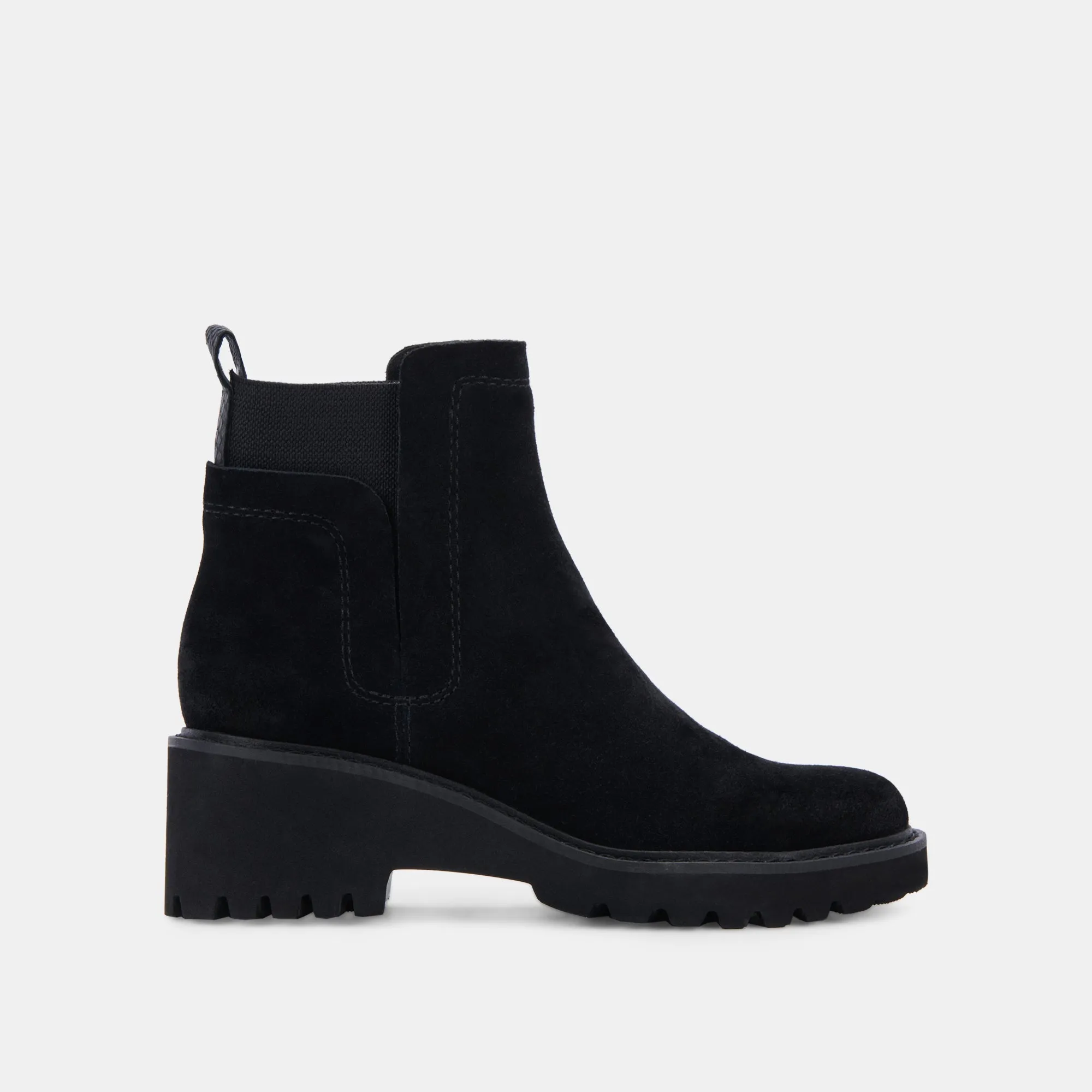 HUEY H2O BOOTS ONYX SUEDE Padded Liner Sturdy Frame