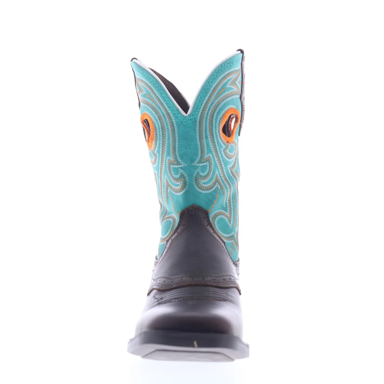 Trek Ready Durango Westward DRD0446 Womens Brown Leather Slip On Western Boots