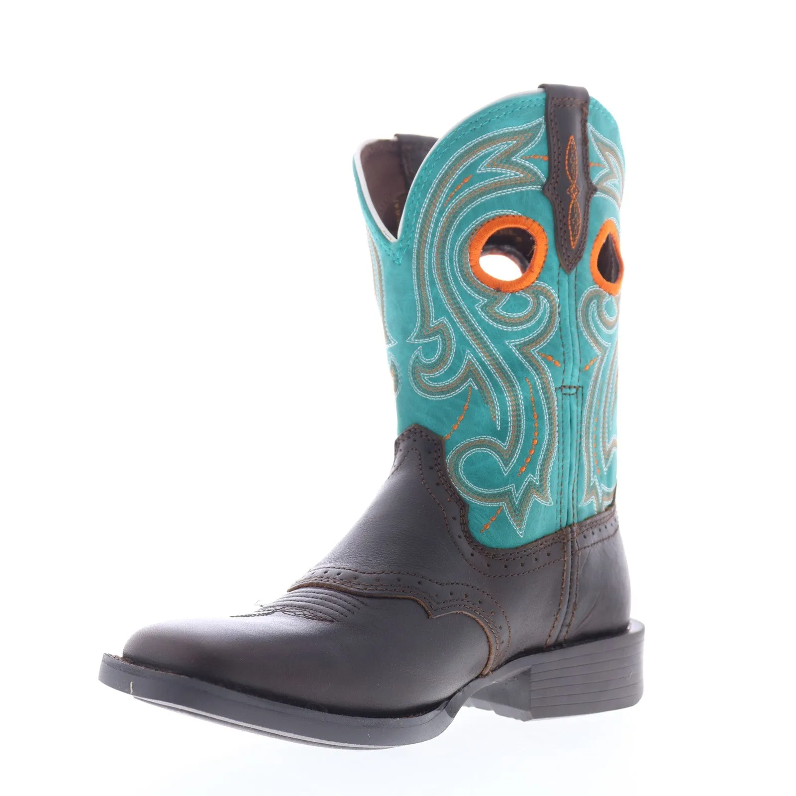 Hill Climb Durable Material Durango Westward DRD0446 Womens Brown Leather Slip On Western Boots