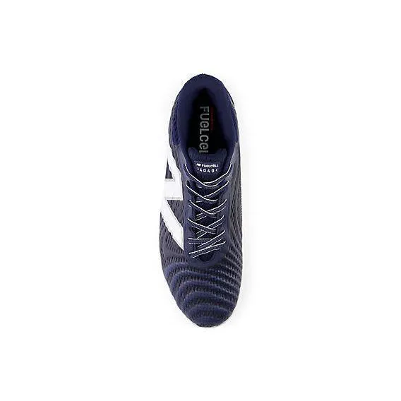 Slip Free Walking Sessions New Balance Men's FuelCell 4040 V7 Metal Baseball Cleats - Team Navy / Optic White - L4040TN7