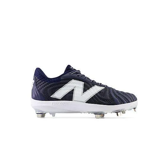 New Balance Men's FuelCell 4040 V7 Metal Baseball Cleats - Team Navy / Optic White - L4040TN7 Tread Grip Performance Step