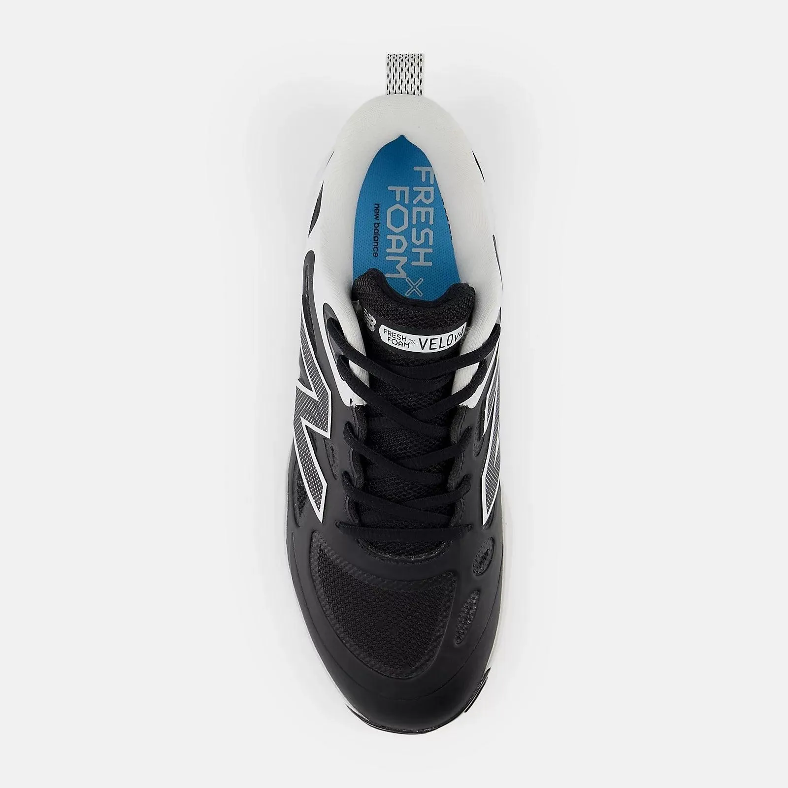 New Balance Women's Fresh Foam X Velo v4 Metal Fastpitch Softball Cleats - Black SMVELOK4 Neutral Base All-weather lining