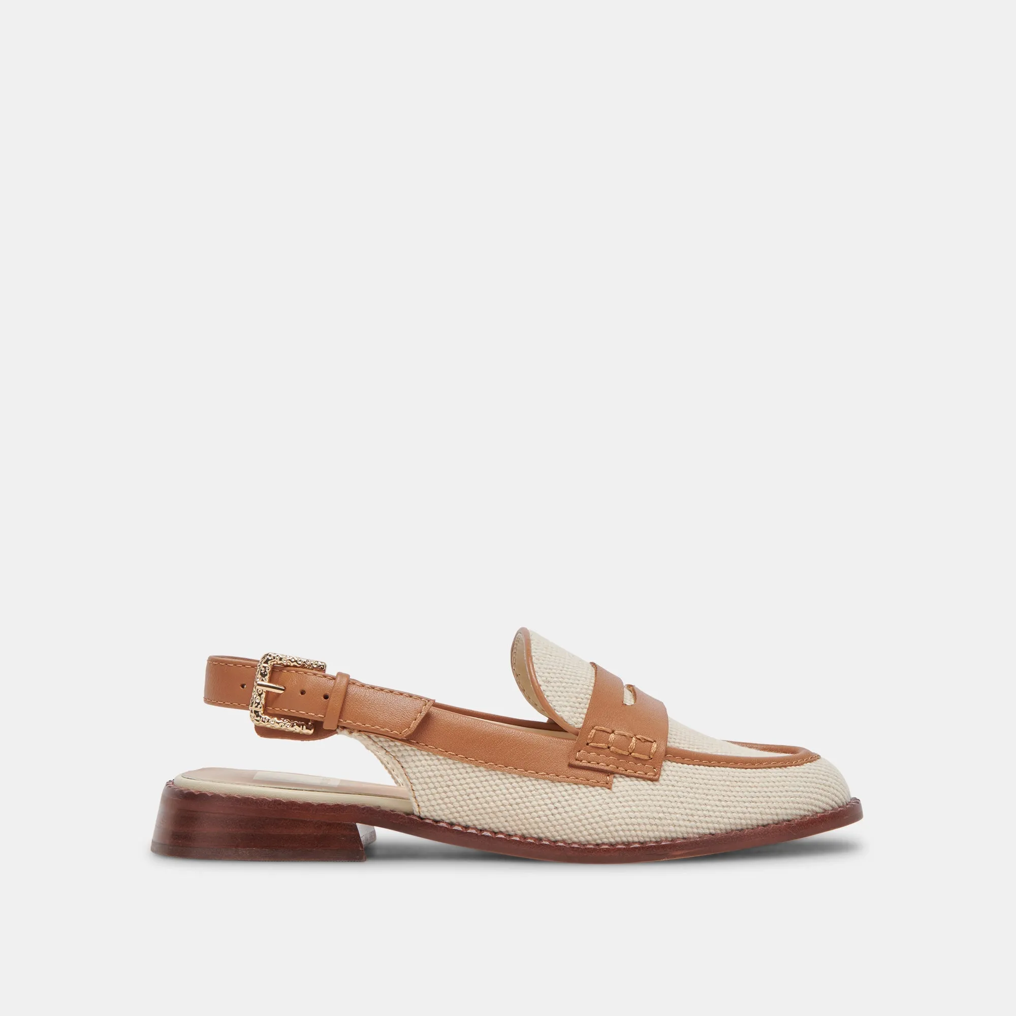 HARDI LOAFERS TAN MULTI CANVAS - re:vita Peak Path Travel Smart Design