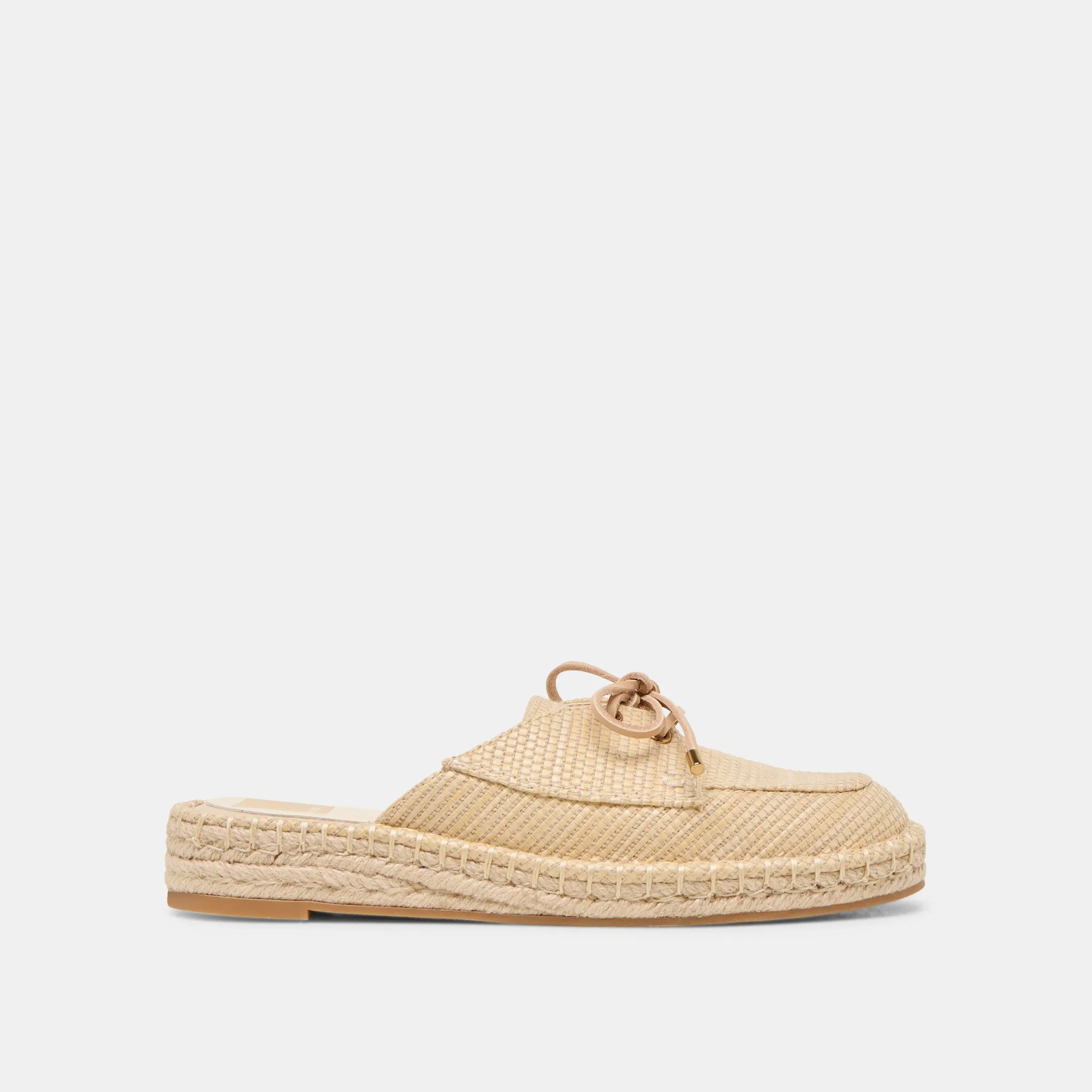 HATIE FLATS NATURAL RAFFIA Jog Mode