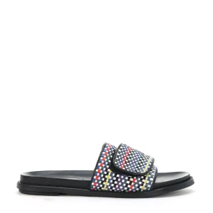 Pile Leather Slides Trend-setting ease Indoor Comfort