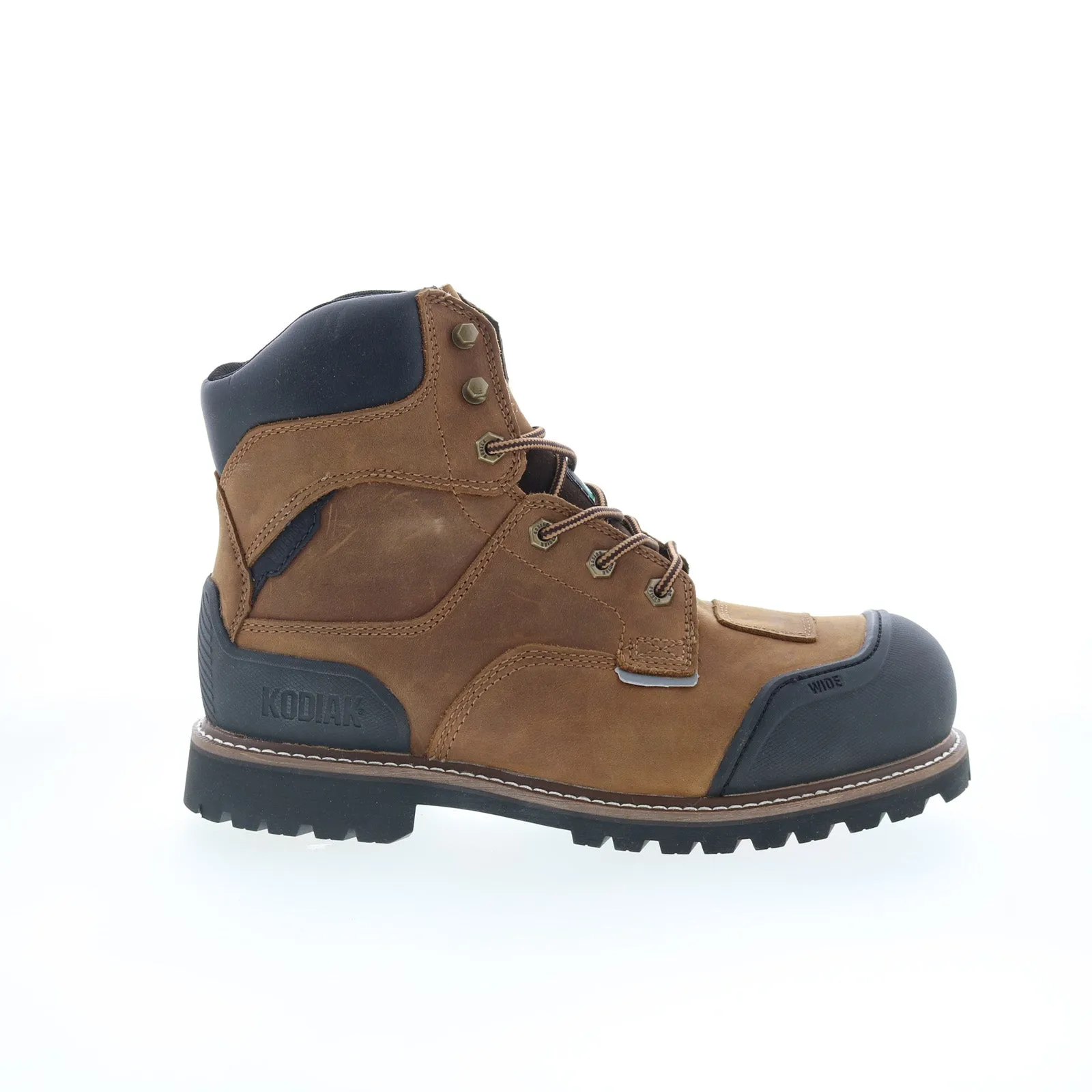 Cushion Collar Easy Match Kodiak Generations Widebody Mens Brown Extra Wide Casual Dress Boots