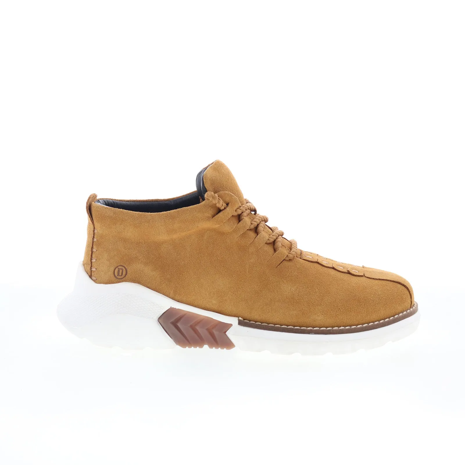 Dingo Ankle Half Pipe DI-306 Mens Brown Suede Lace Up Ankle Boots Long Walks
