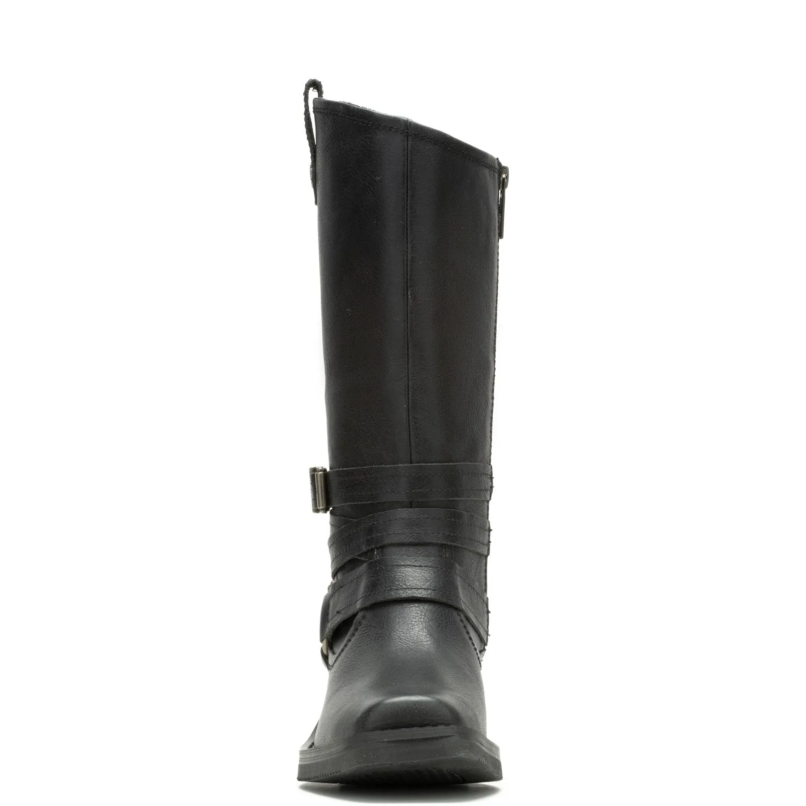 Harley-Davidson Dalis 11" D87264 Womens Black Leather Casual Dress Boots Zipper Closure