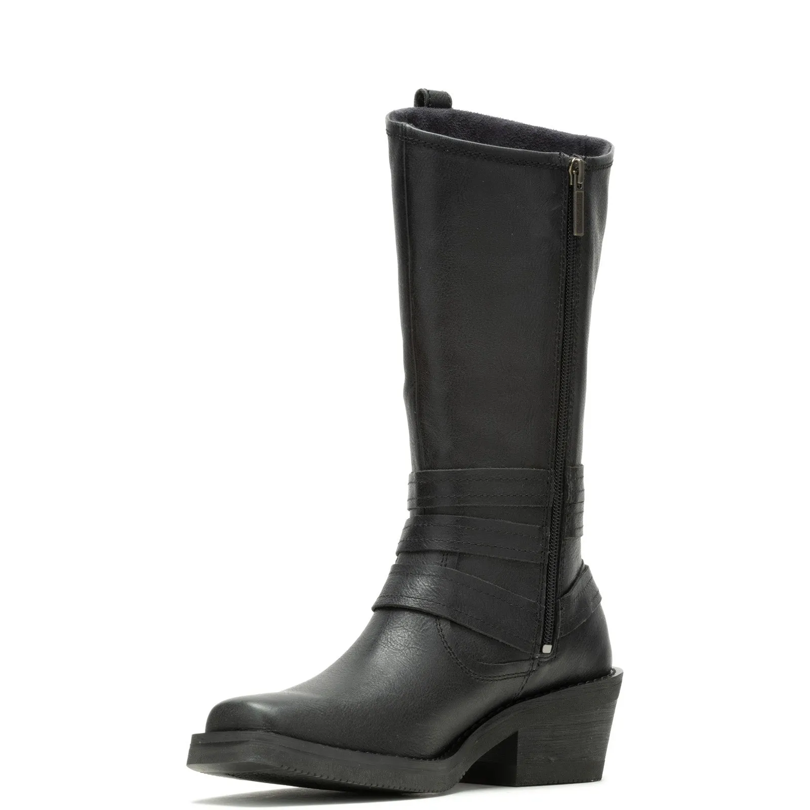 Adventure Gear zipper Harley-Davidson Dalis 11" D87264 Womens Black Leather Casual Dress Boots