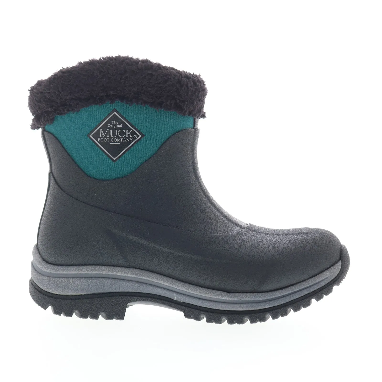 Original Muck Arctic Apres Slip-On AP8300 Womens Black Synthetic Winter Boots Abrasion resistant Modern Utility