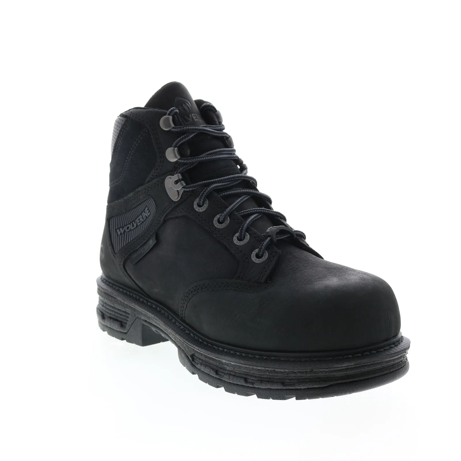 Wolverine Hellcat Ultraspring WP CarbonMax 6'' W201176 Mens Black Work Boots Supportive Build Trendy Look