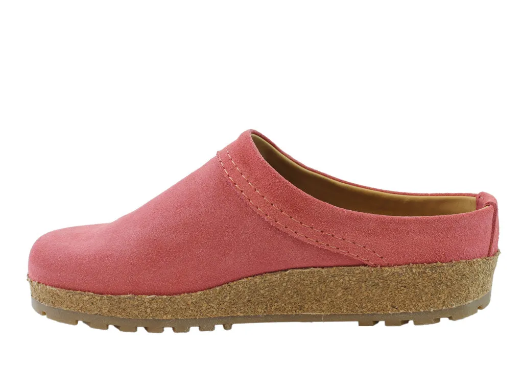 Top Rated Haflinger Leather Clogs Malmo Begonia