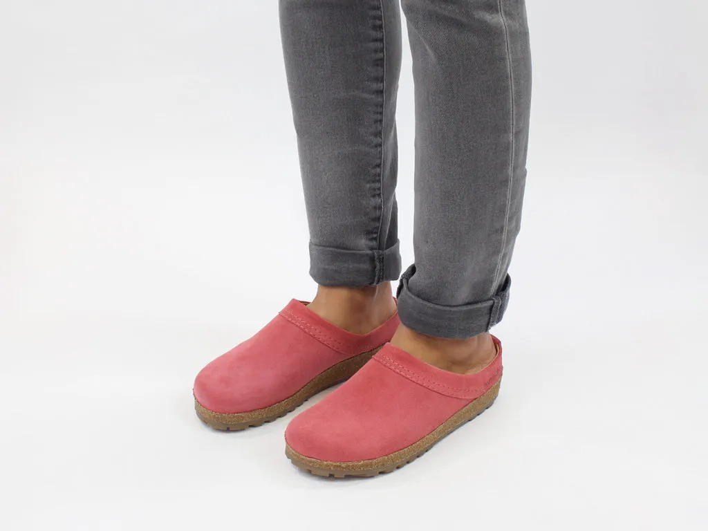 Haflinger Leather Clogs Malmo Begonia Comfortable Design