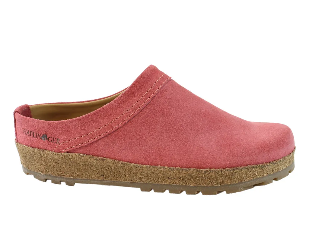 Haflinger Leather Clogs Malmo Begonia Strong Stitching Workout