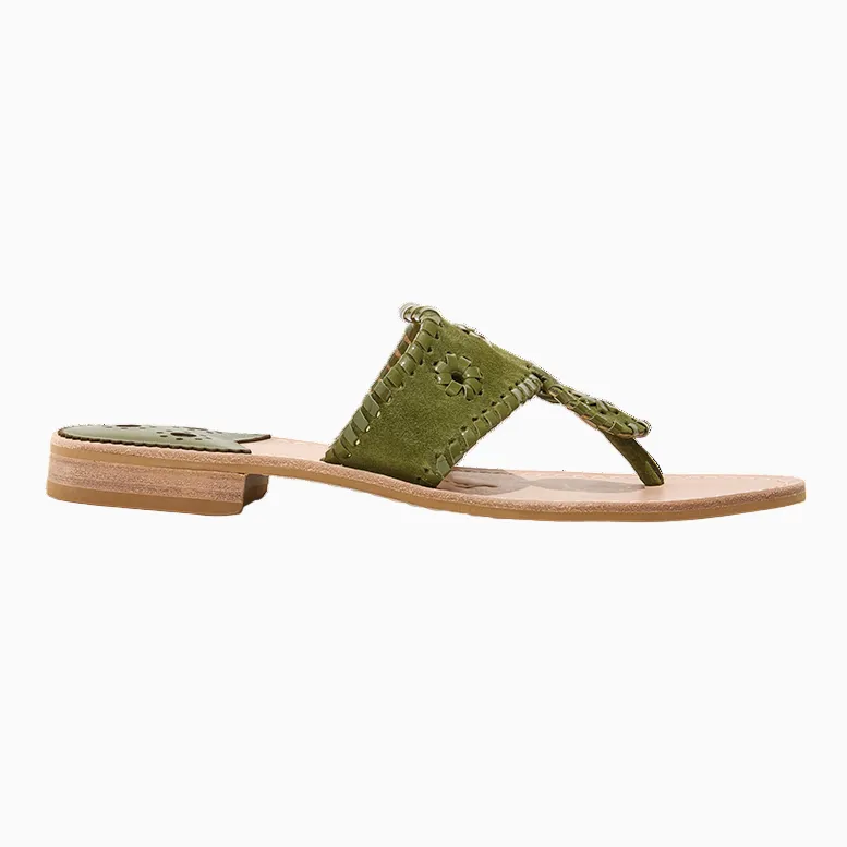 Comfortable Harbor Mood Jacks Suede Flat Sandal
