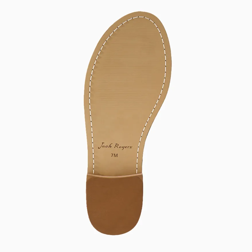 Flexible Upper Jacks Suede Flat Sandal