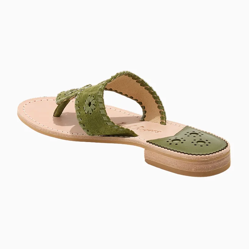 Comfort Flex Jacks Suede Flat Sandal