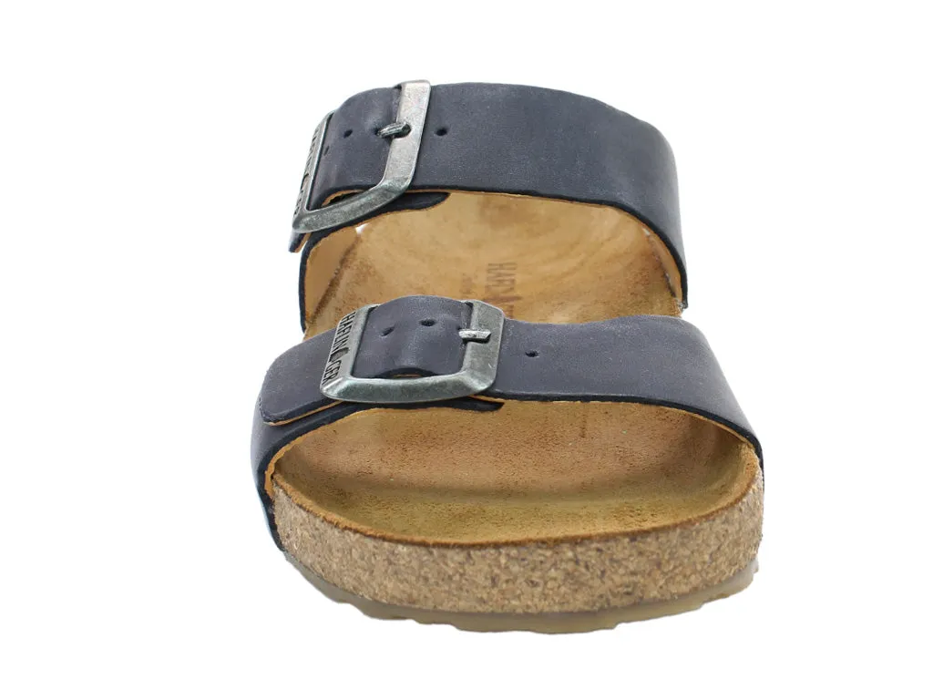 Moist Guard Easy Wear Haflinger Sandals Andrea Country Marine