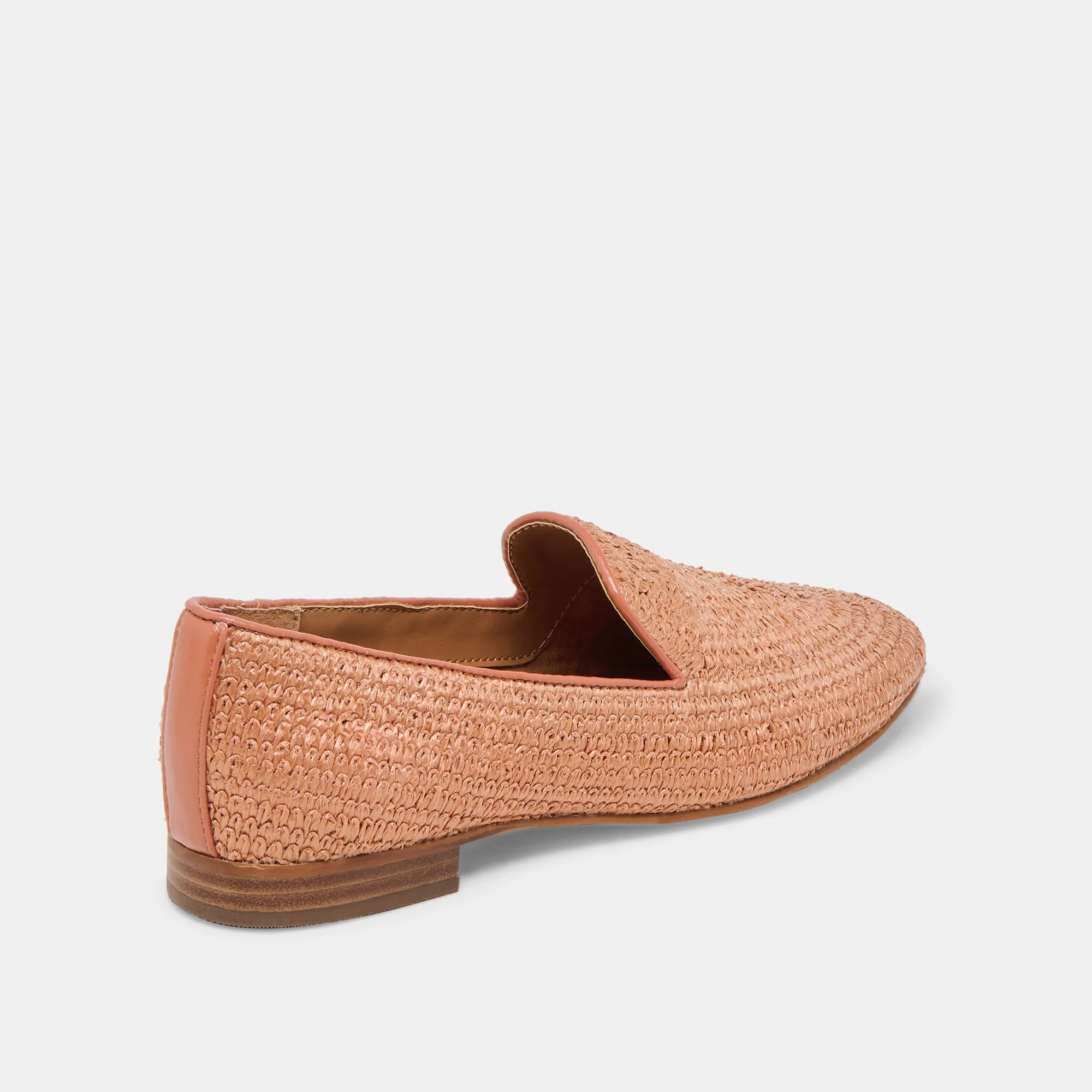 Lightweight Casual Shoes Event Ready BAYLEN FLATS MAPLE WOVEN RAFFIA