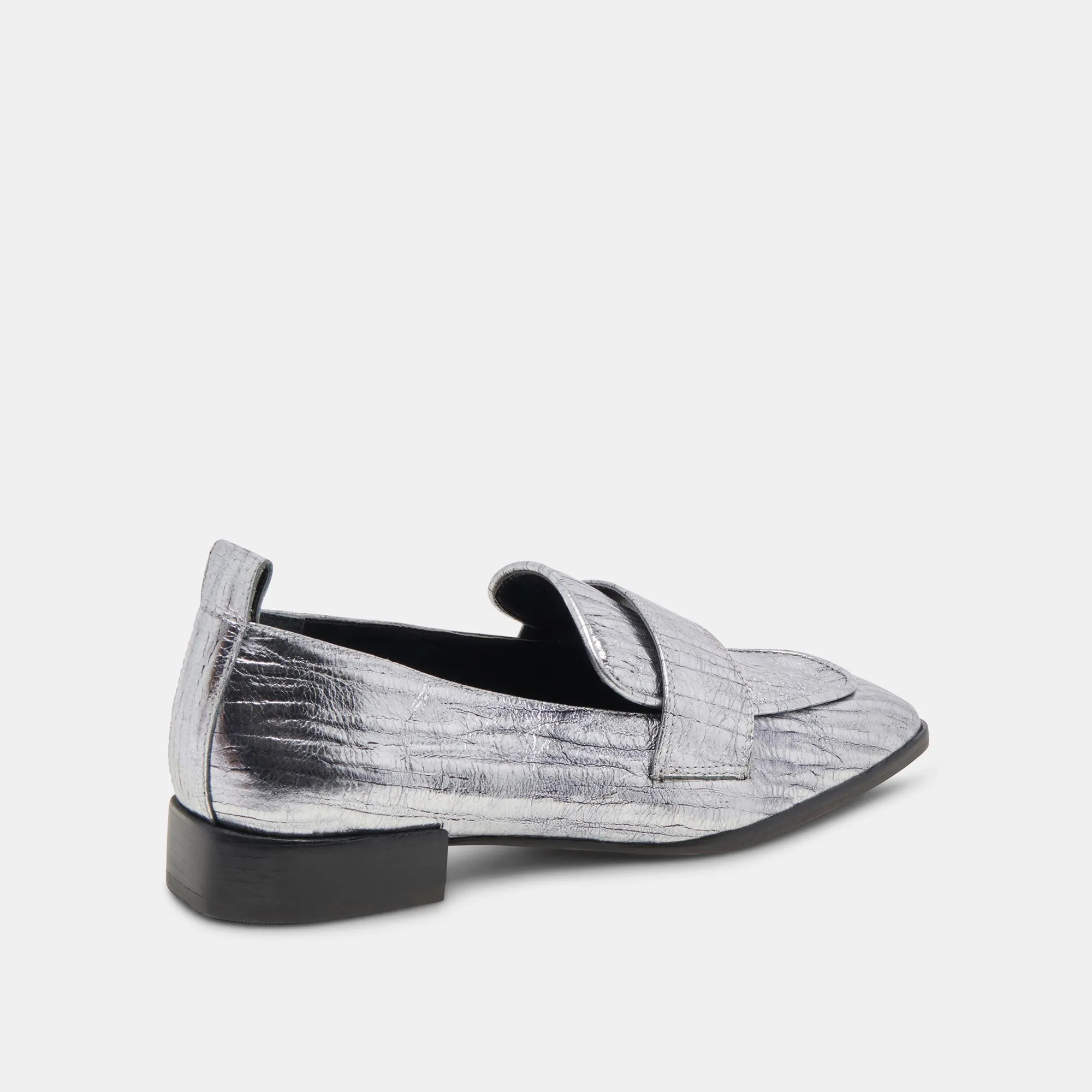 Fund Glow NYGEL LOAFERS GRAPHITE METALLIC LEATHER