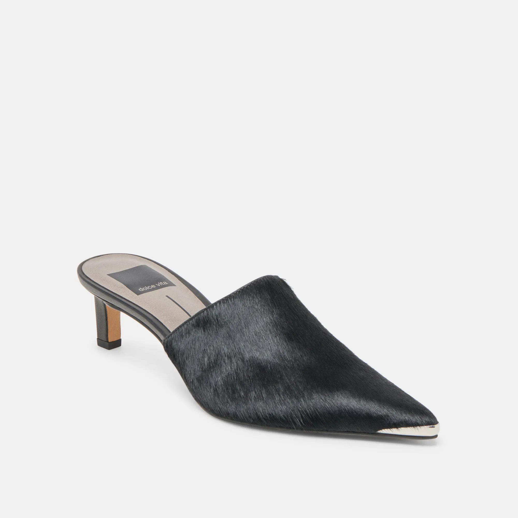 Trendy Space Vibe LEXY HEELS NERO CALF HAIR