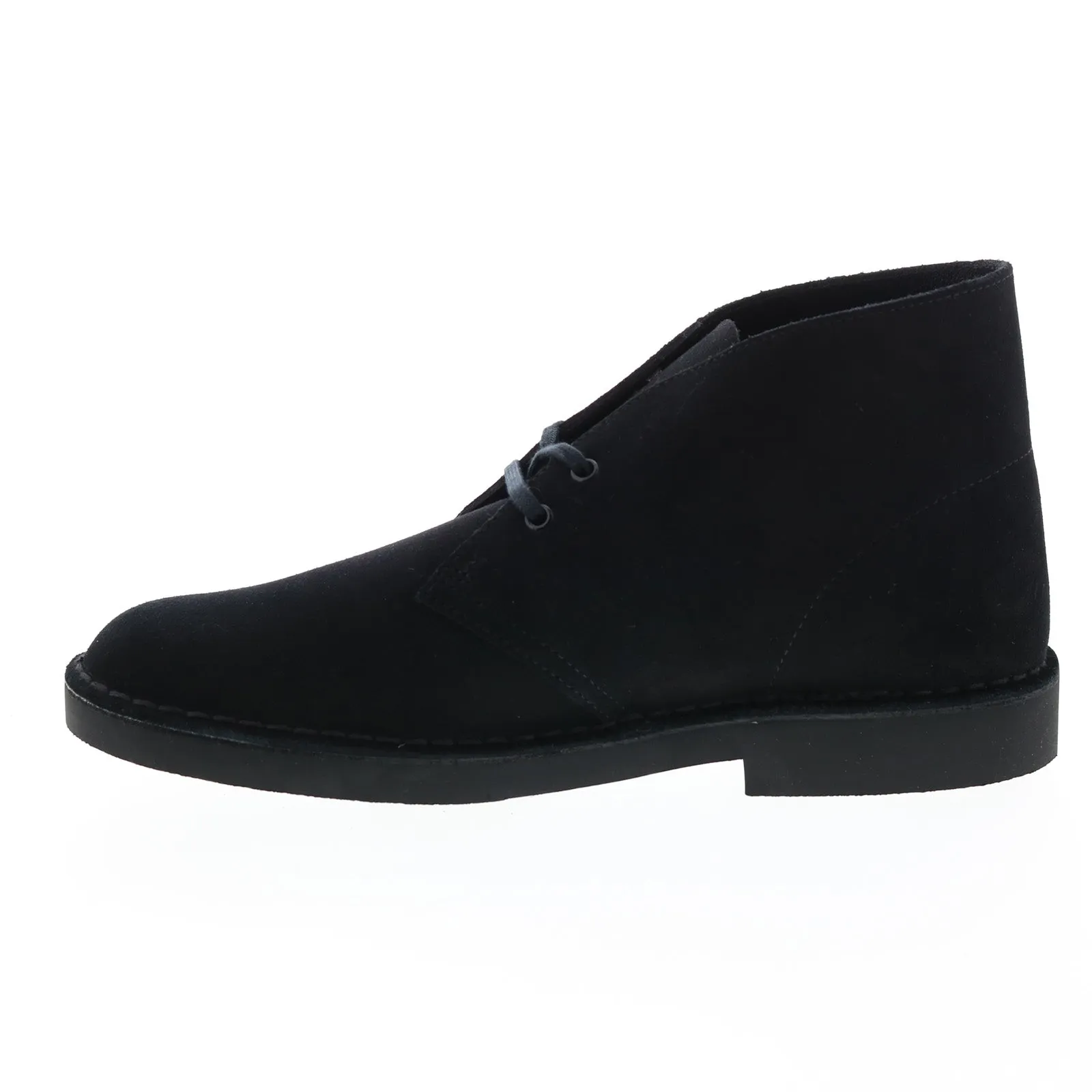 Modern Utility Clarks Desert Boot 2 26155499 Mens Black Wide Suede Lace Up Chukkas Boots