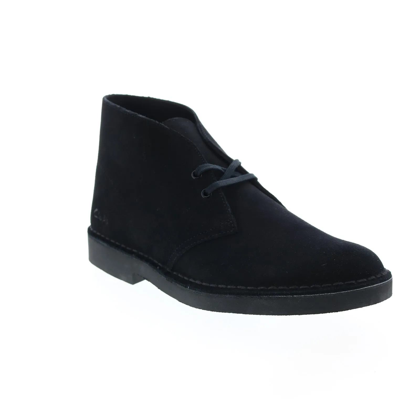 Clarks Desert Boot 2 26155499 Mens Black Wide Suede Lace Up Chukkas Boots Support Foot