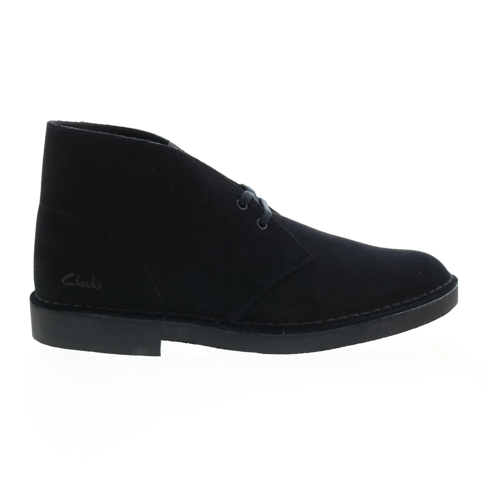 Warm Insulation Clarks Desert Boot 2 26155499 Mens Black Wide Suede Lace Up Chukkas Boots