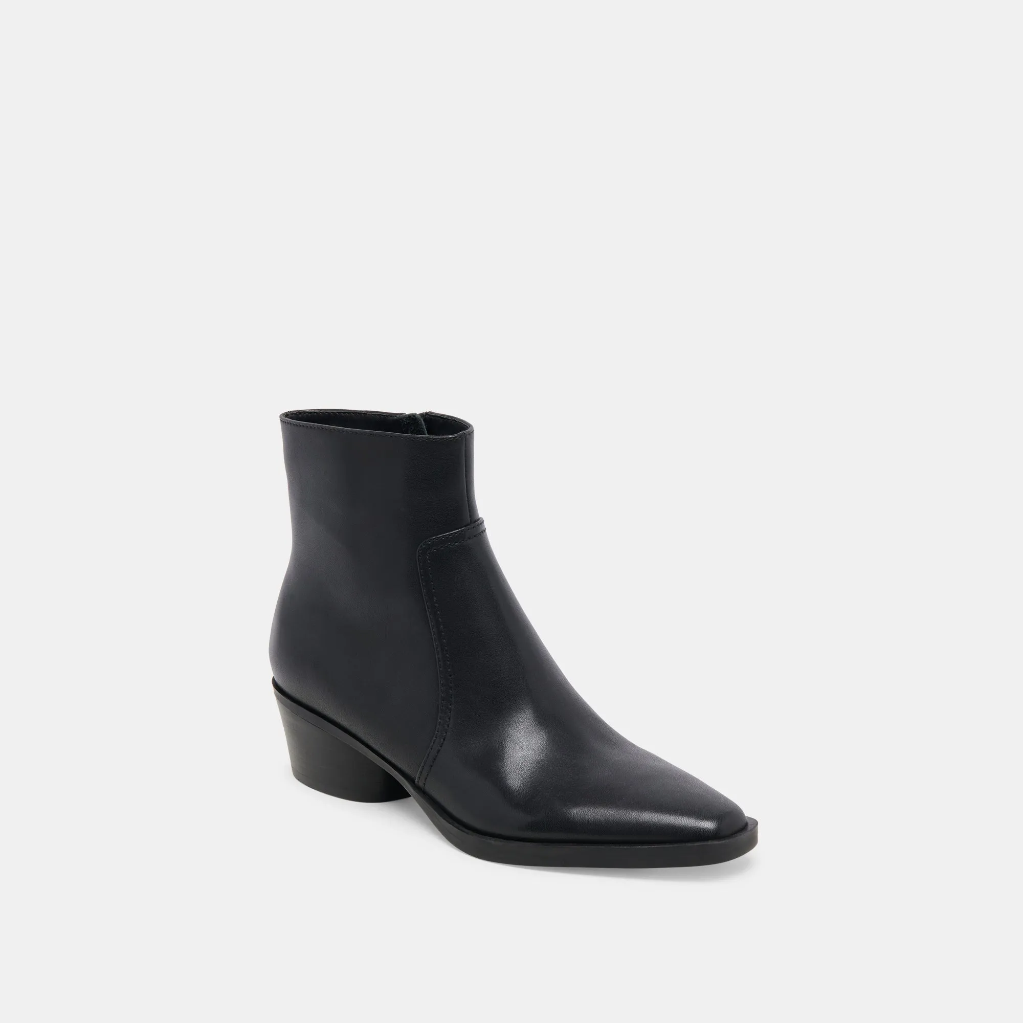 Comfortable Flex FAHARI H2O WIDE BOOTIES BLACK LEATHER