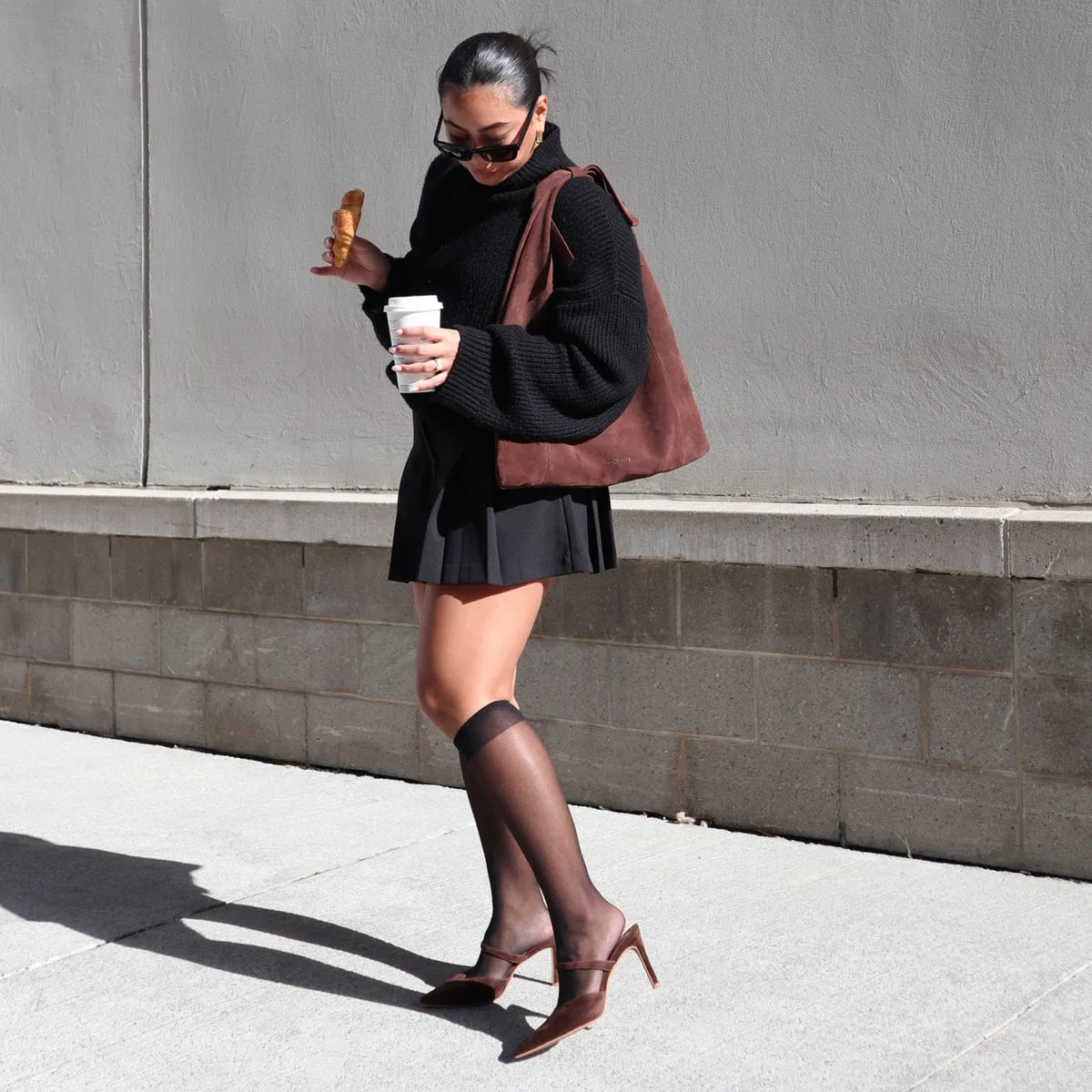 Sun Glow Fresh Tone KANIKA HEELS DK BROWN SUEDE