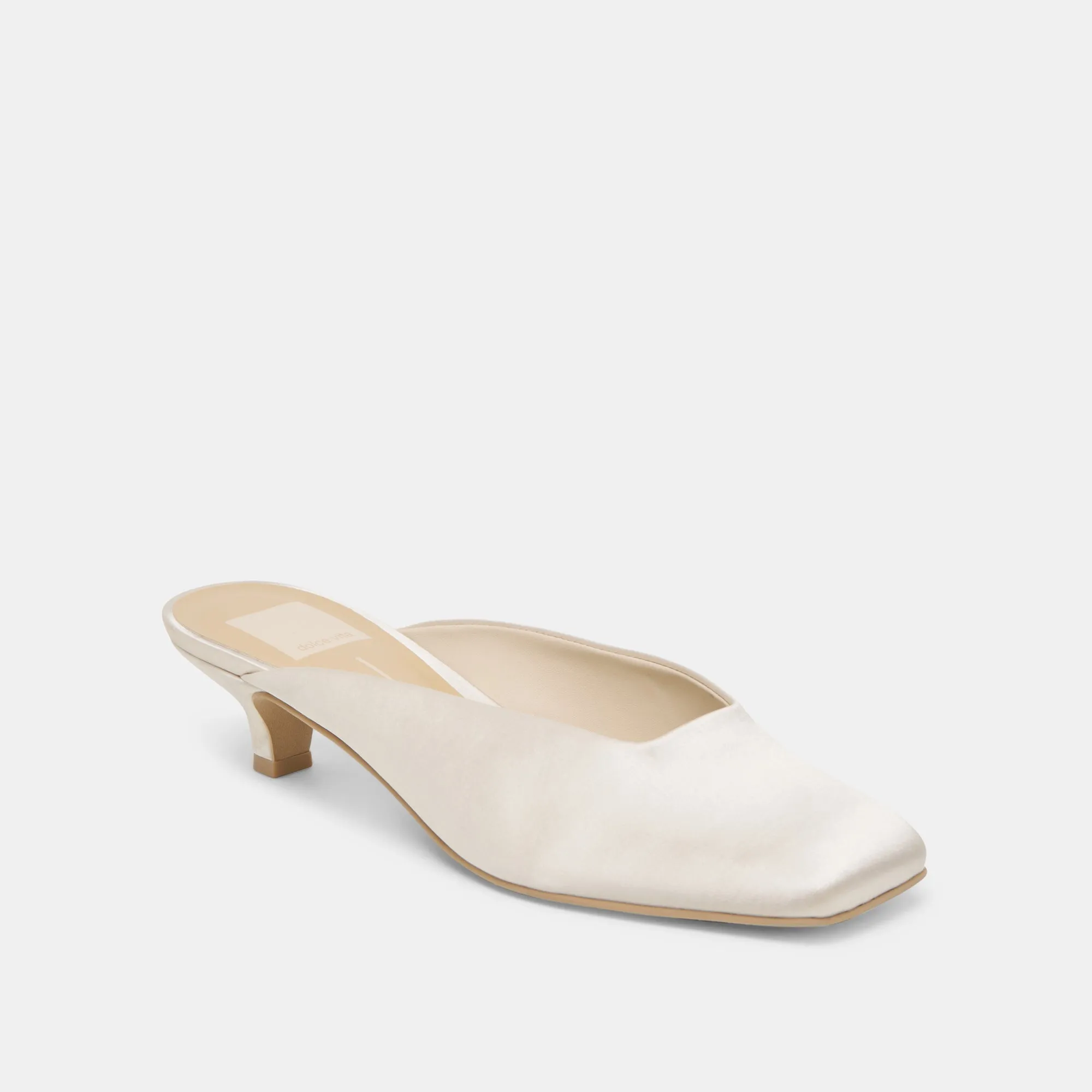 UMARA HEELS IVORY SATIN Evening Heels for Bridesmaids