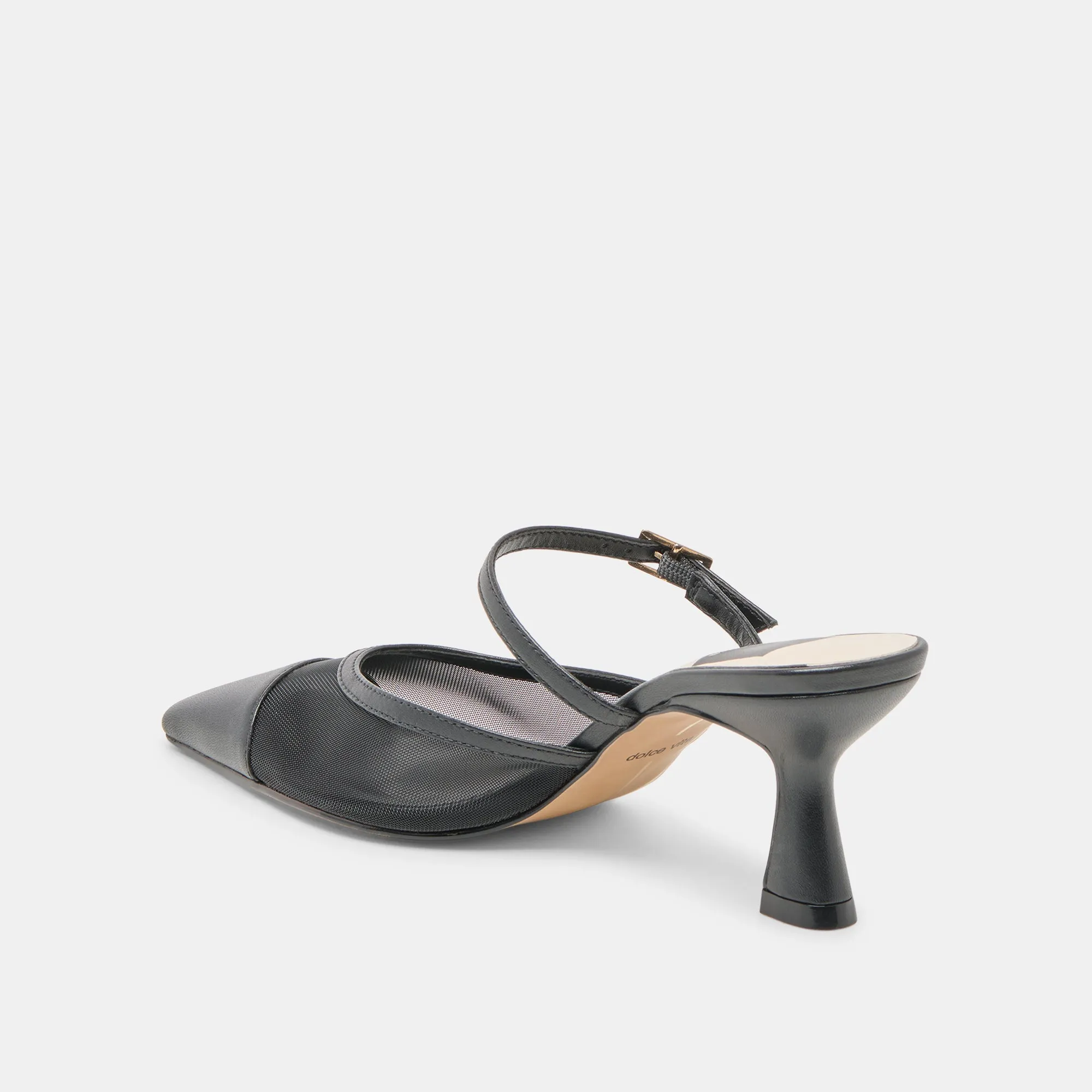 LOYD HEELS ONYX MESH Open Back Heeled Sandals Comfort Cushion