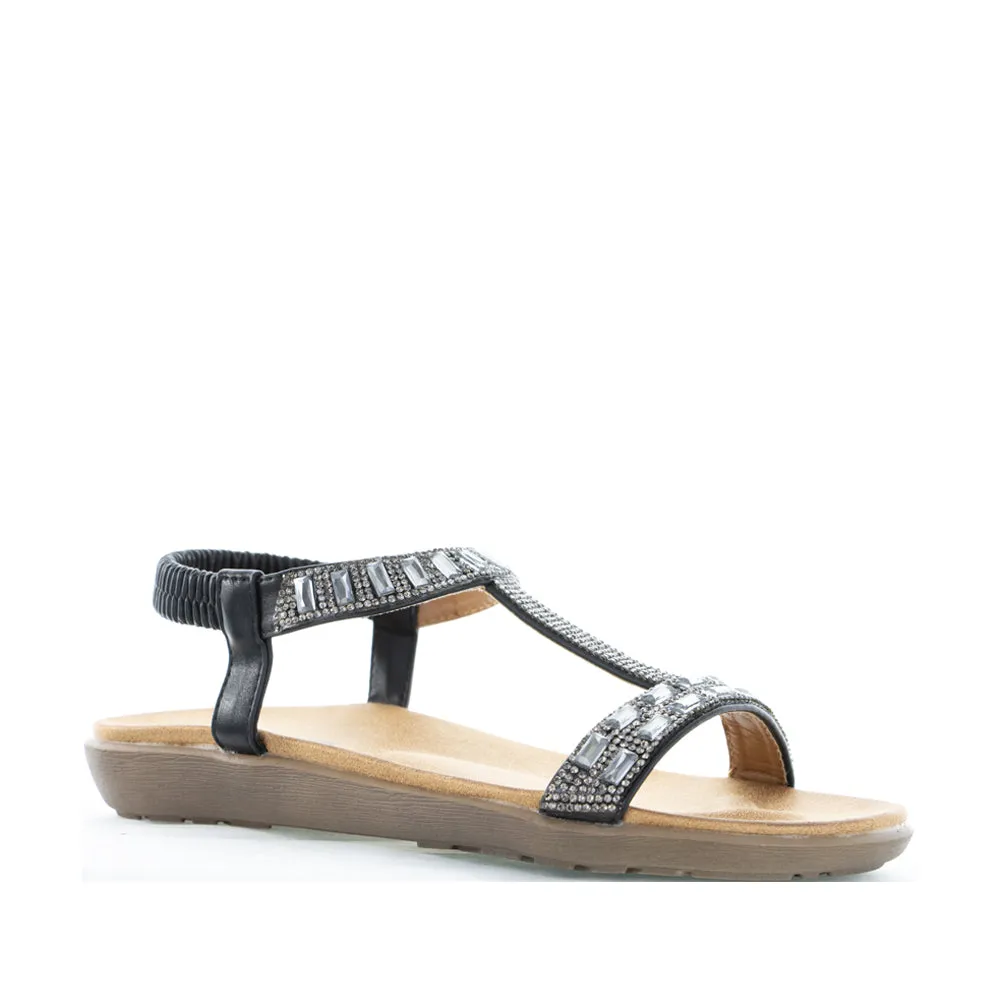 CC RESORTS USHA BLACK Bead Edge Color Mix