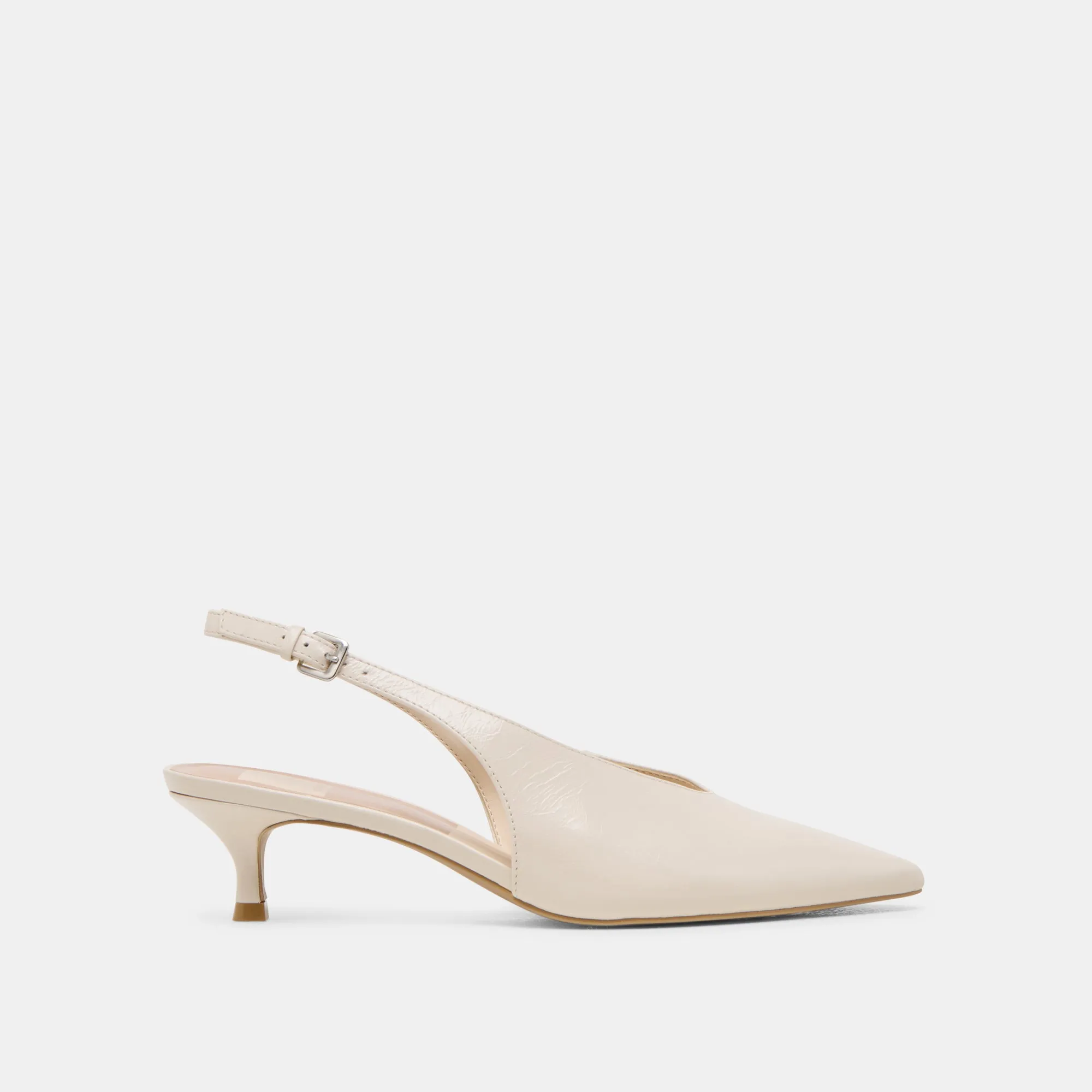 ALENNA HEELS BONE CRINKLE PATENT Custom Heels