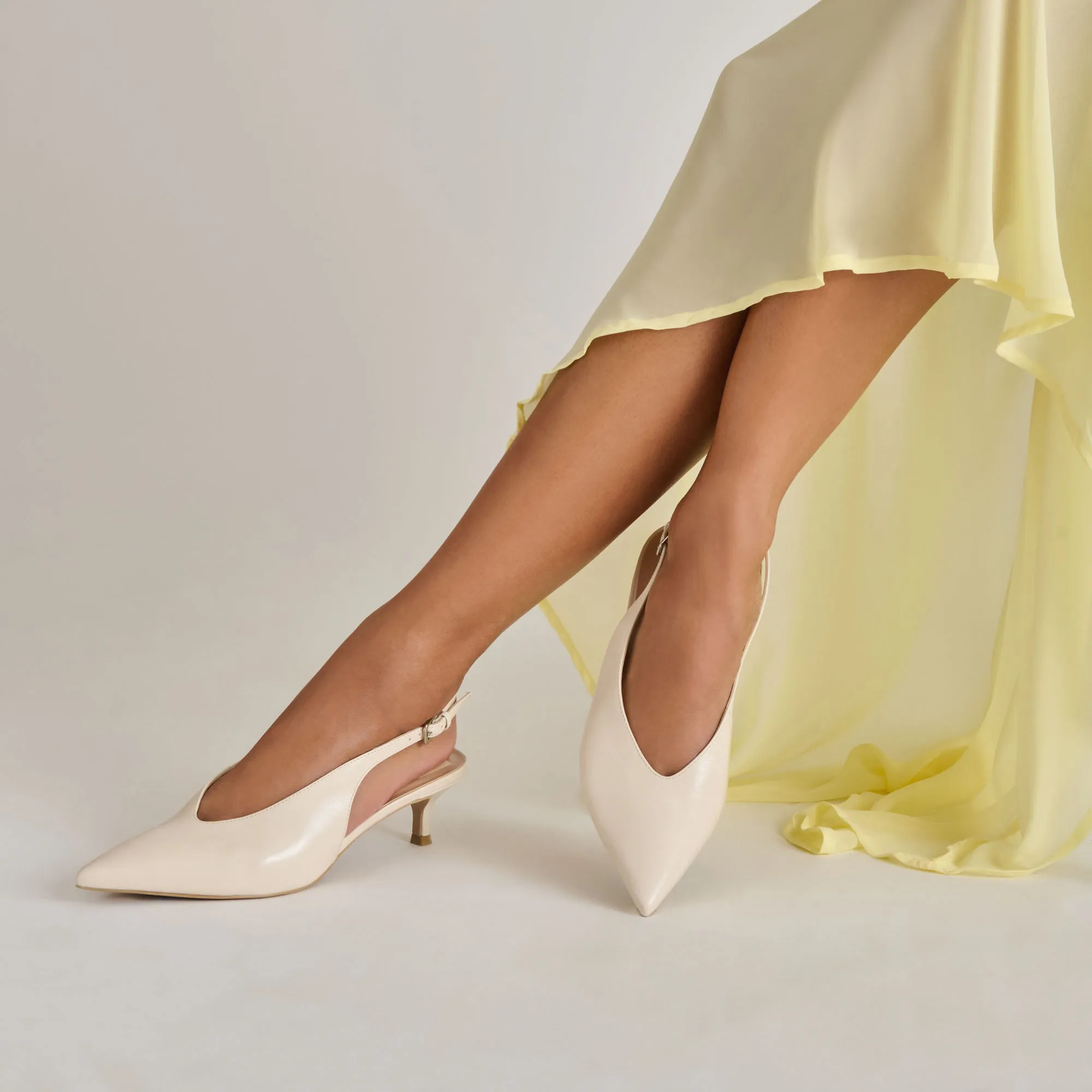 ALENNA HEELS BONE CRINKLE PATENT Black Stiletto Shoes Casual Pumps