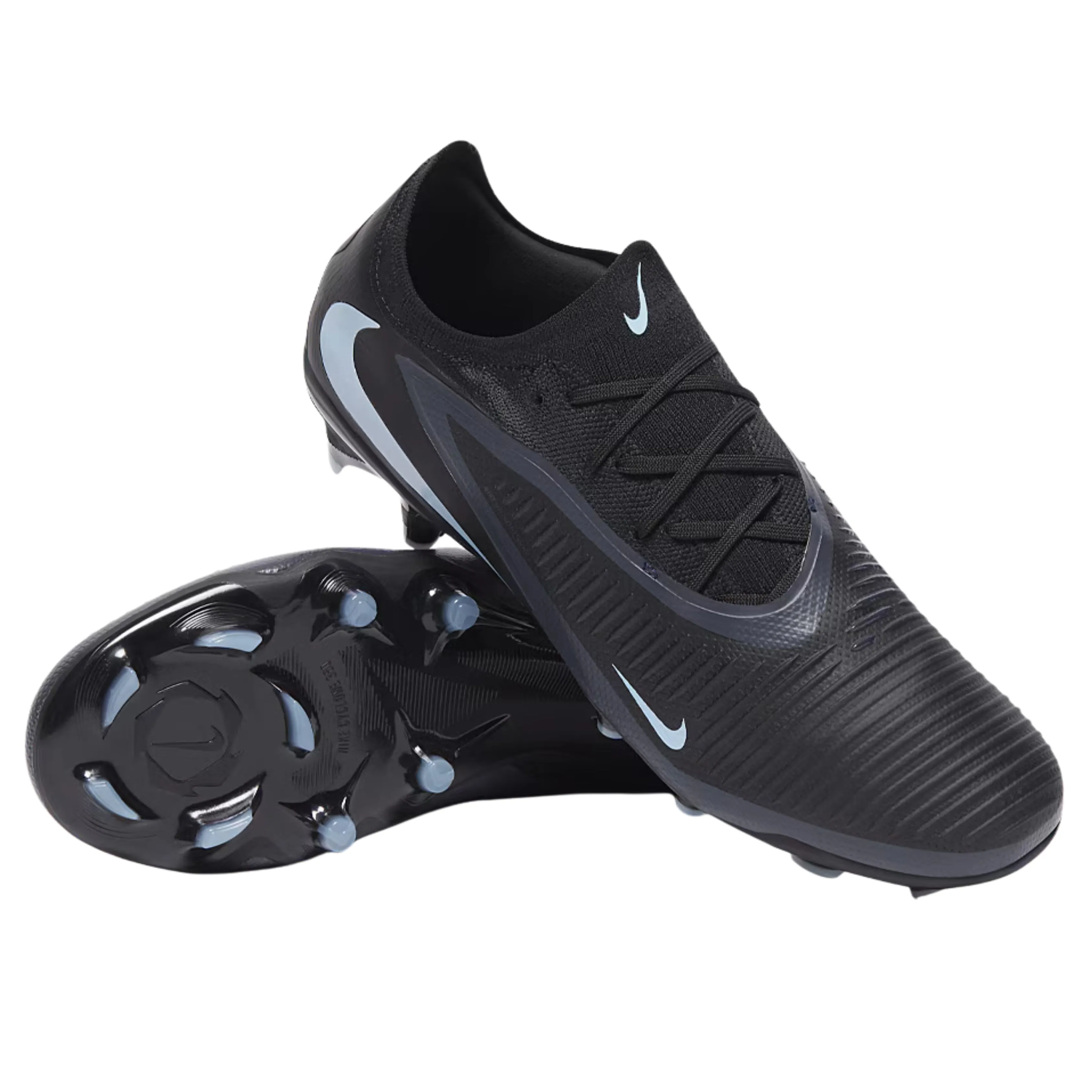 Stable Walk Nike Phantom 6 Low Pro Firm Ground Soccer Cleats (Black/Black)