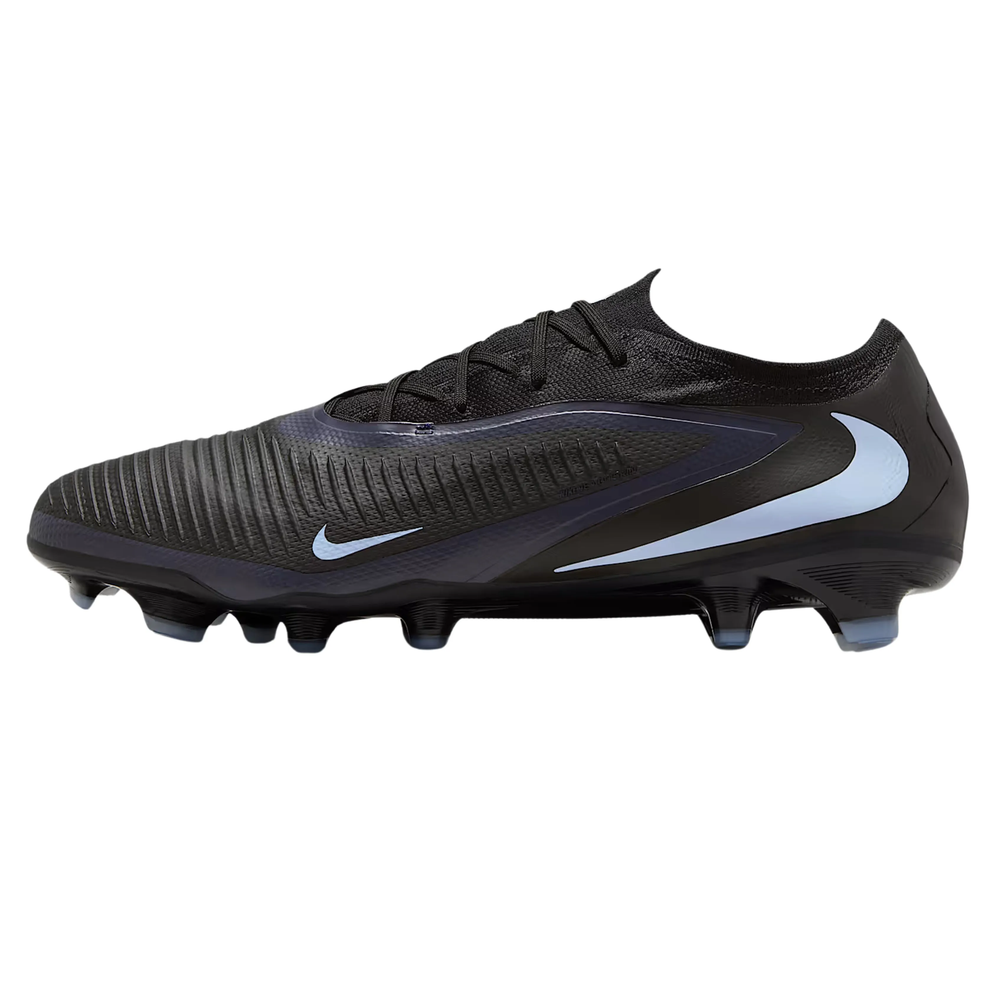 Nike Phantom 6 Low Pro Firm Ground Soccer Cleats (Black/Black) Player Speed Zone Control