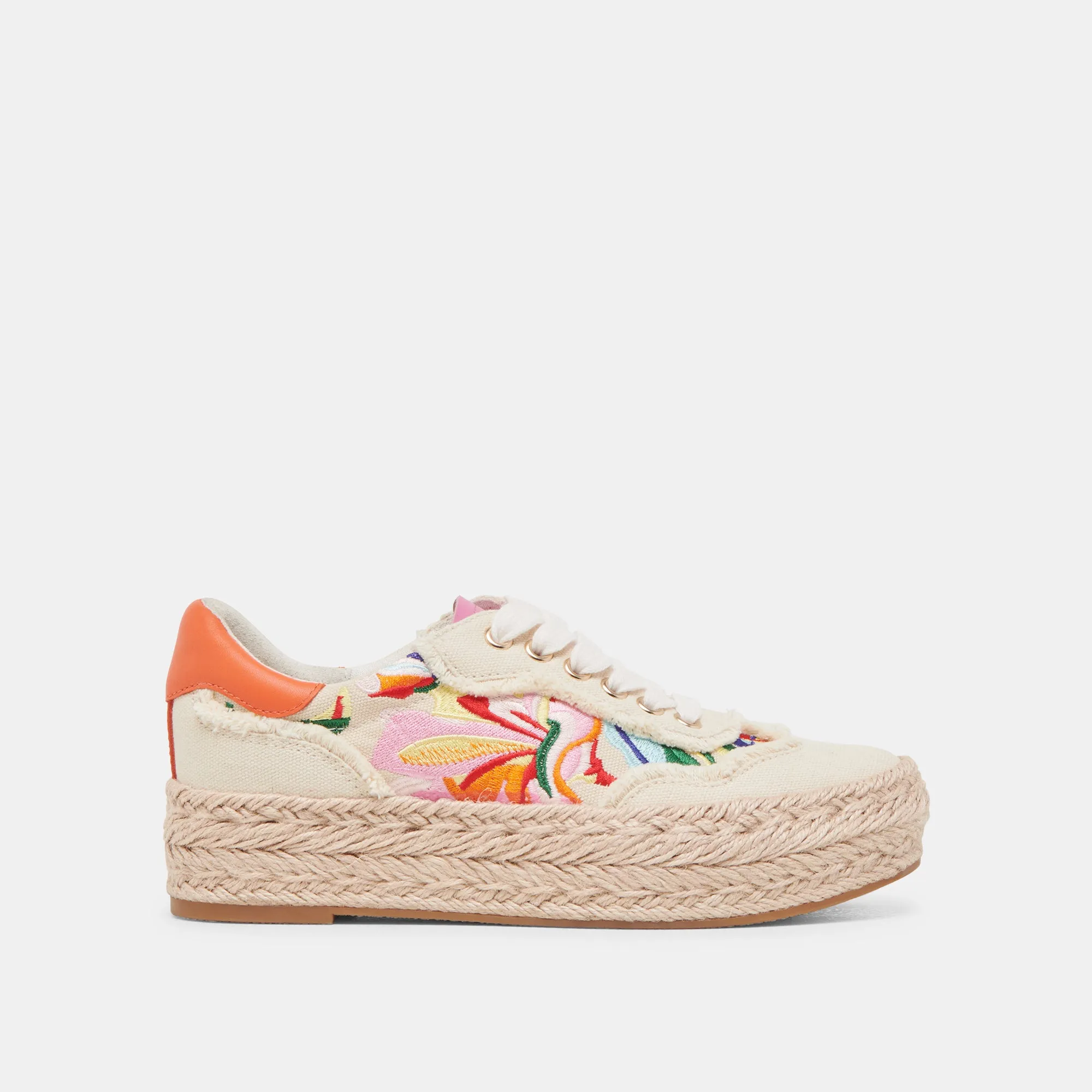 FREDY SNEAKERS FLORAL MULTI CANVAS Flexible Material